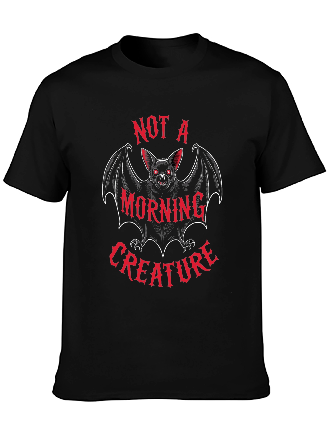 Not A Morning Creature Bat T-Shirt