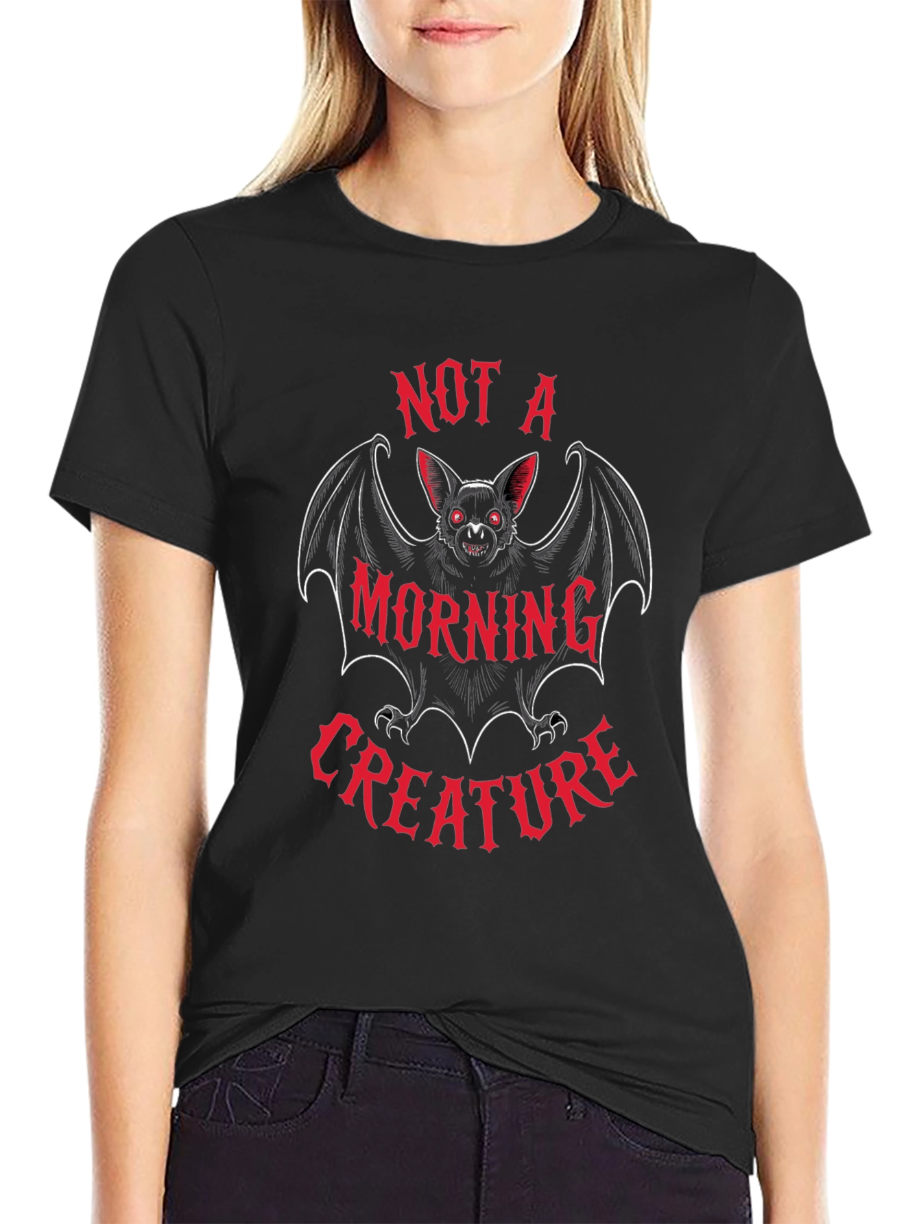 Not A Morning Creature Bat T-Shirt