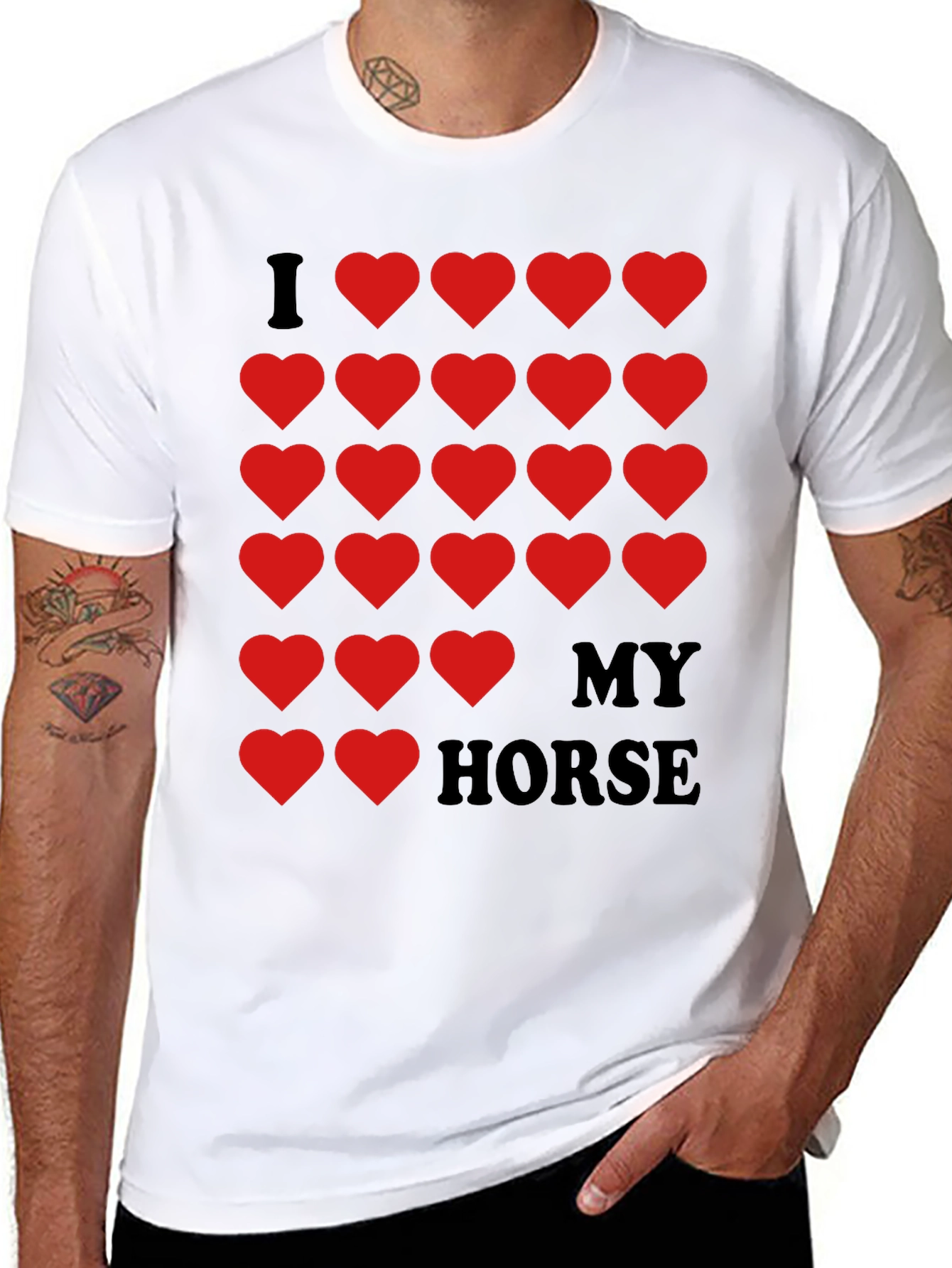 I Love My Horse Graphic T-Shirt - Unisex