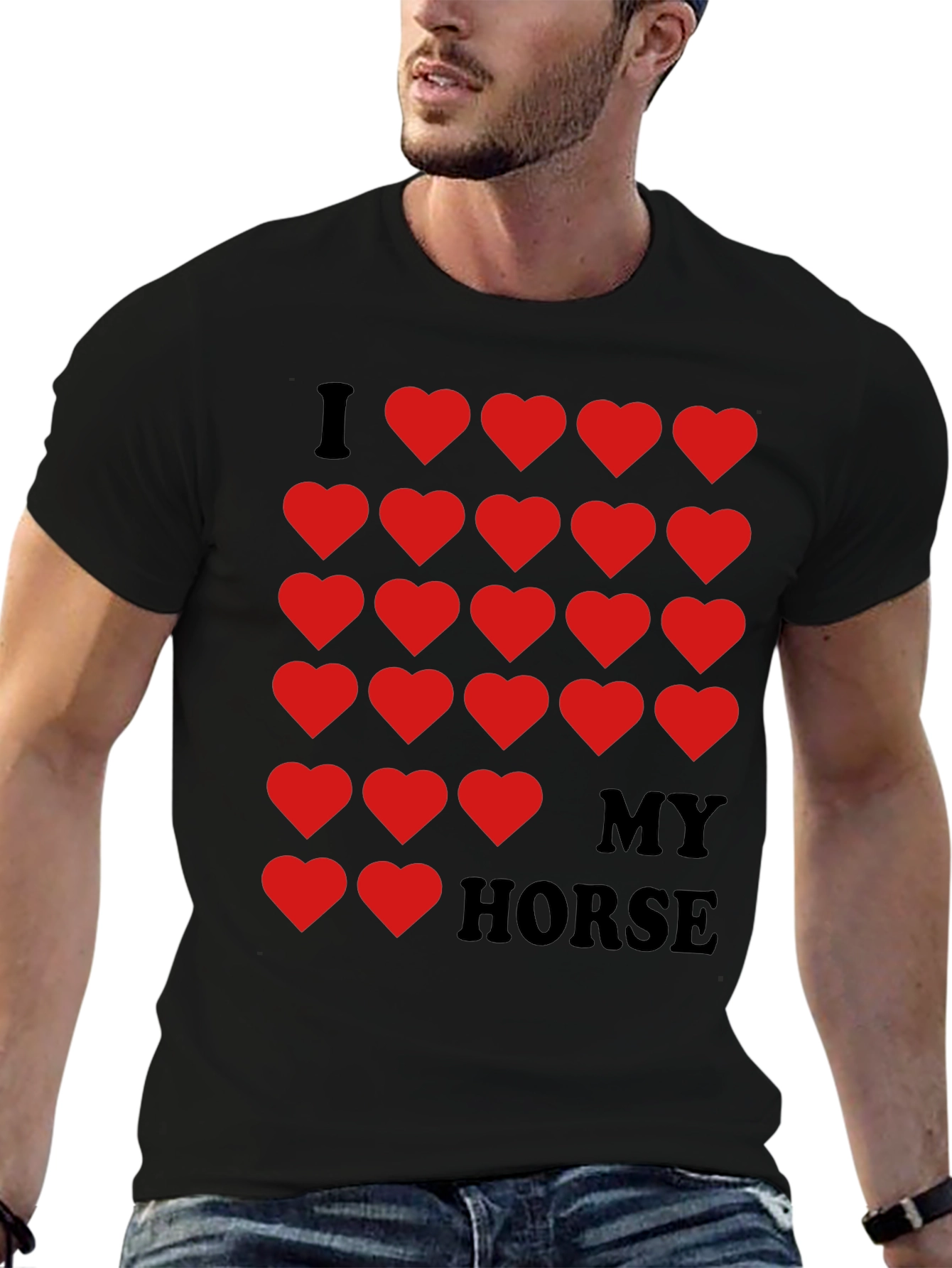 I Love My Horse Graphic T-Shirt - Unisex