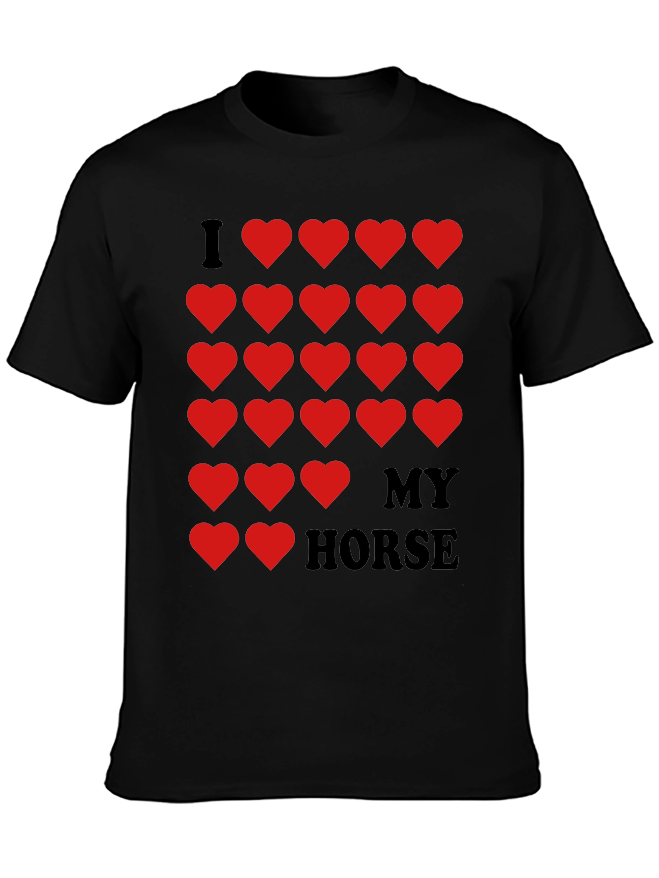I Love My Horse Graphic T-Shirt - Unisex