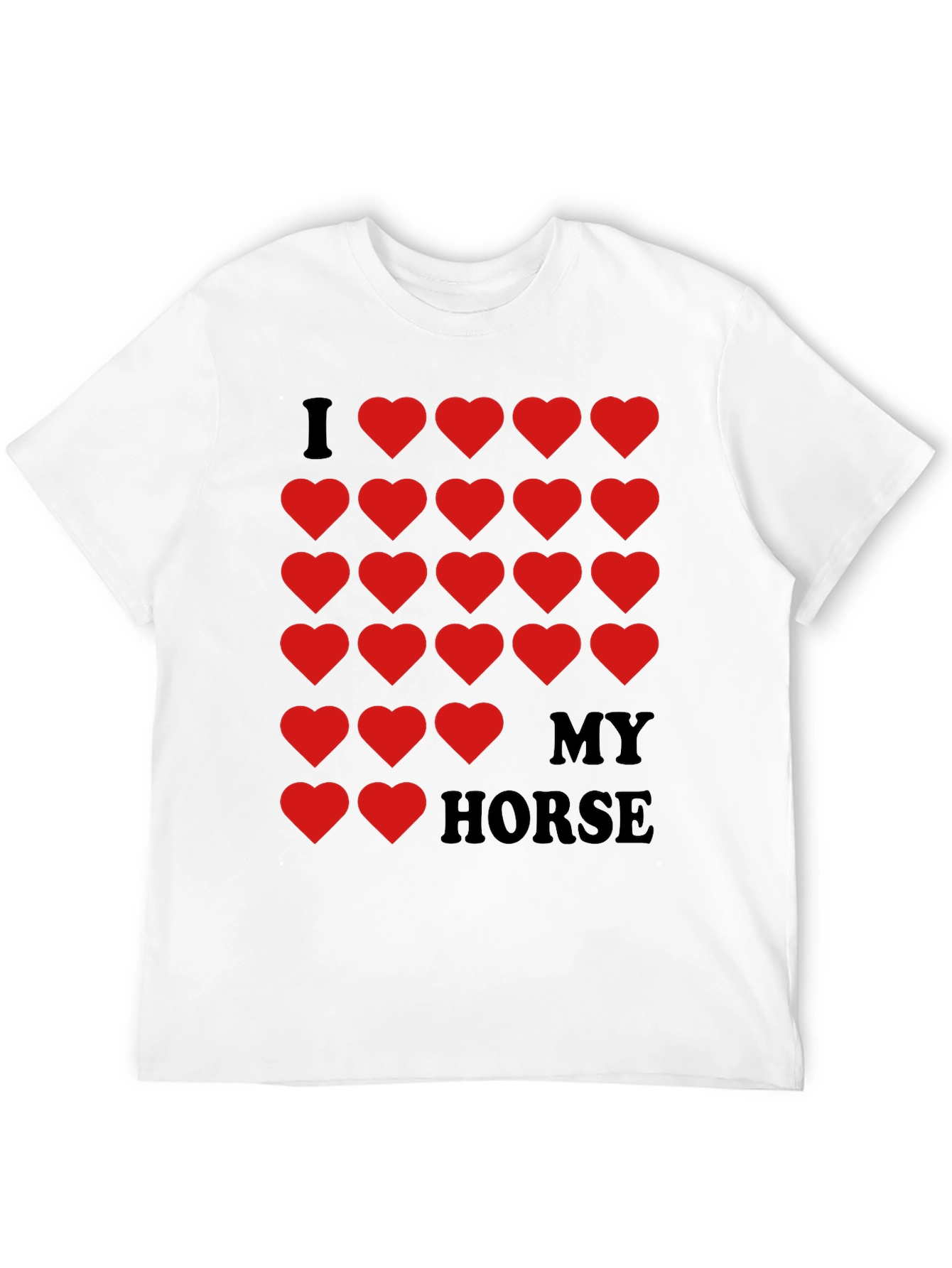 I Love My Horse Graphic T-Shirt - Unisex