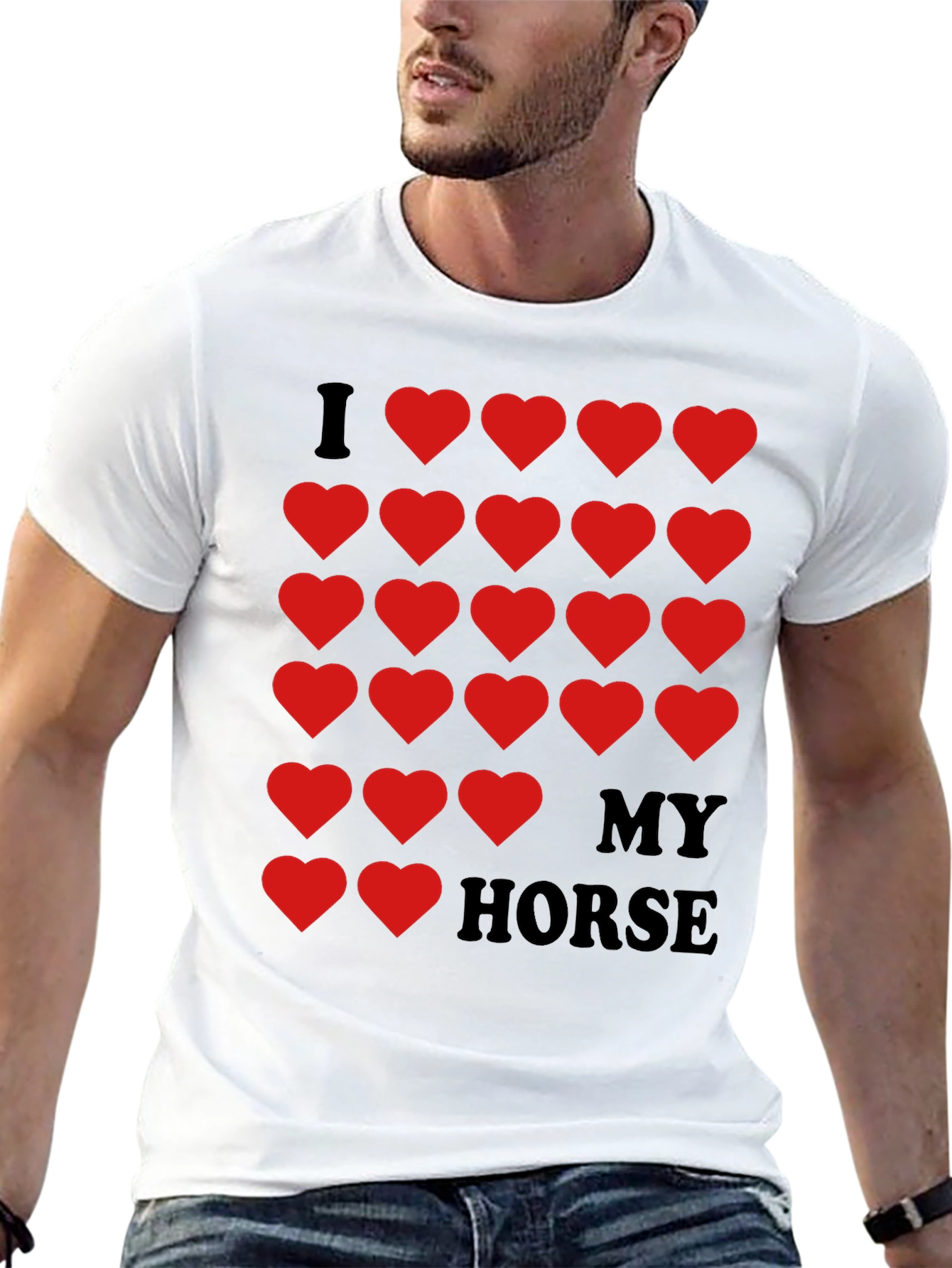 I Love My Horse Graphic T-Shirt - Unisex