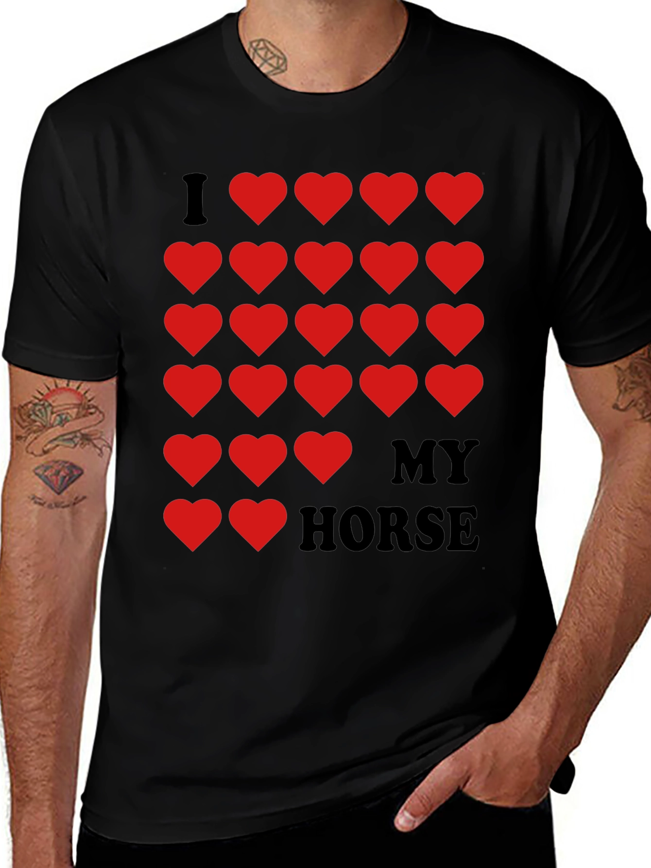 I Love My Horse Graphic T-Shirt - Unisex