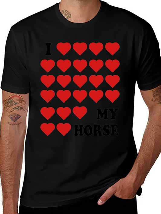 I Love My Horse Graphic T-Shirt - Unisex