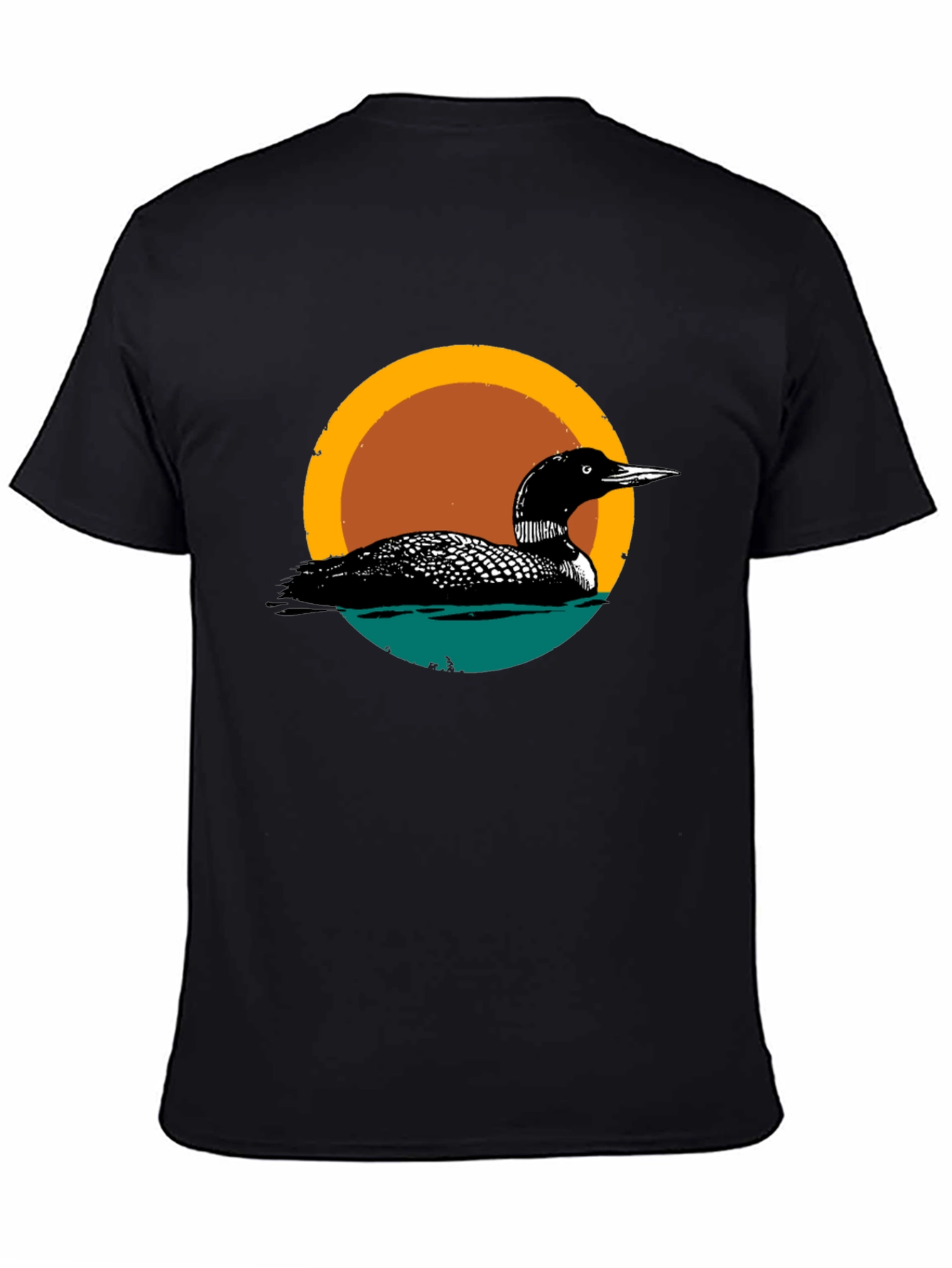 Loon Graphic Tee - Sunset Lake Design