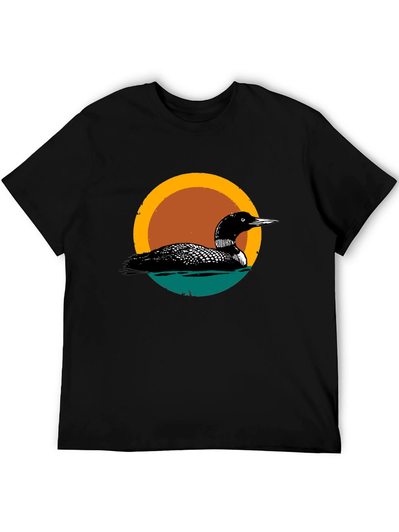 Loon Graphic Tee - Sunset Lake Design