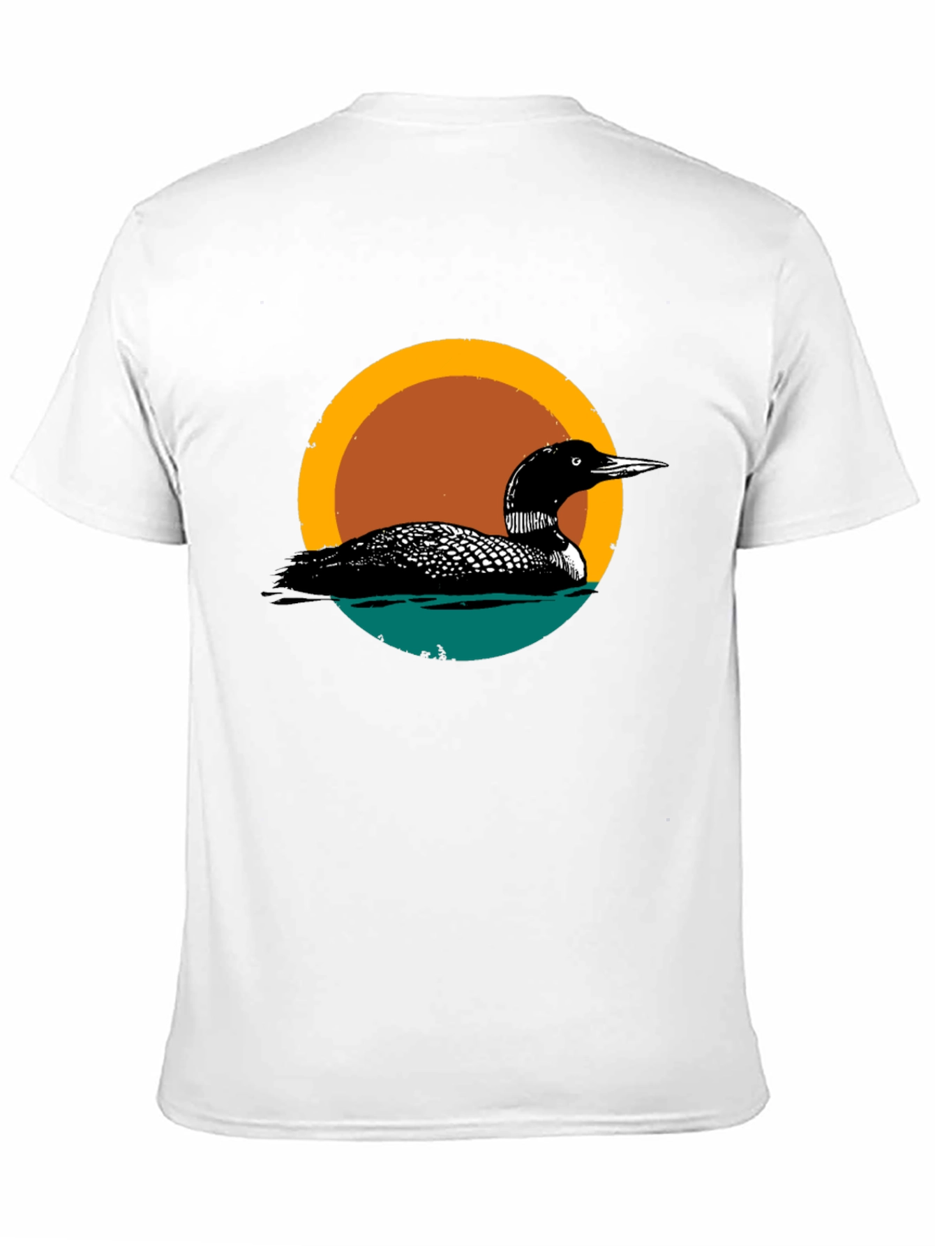 Loon Graphic Tee - Sunset Lake Design