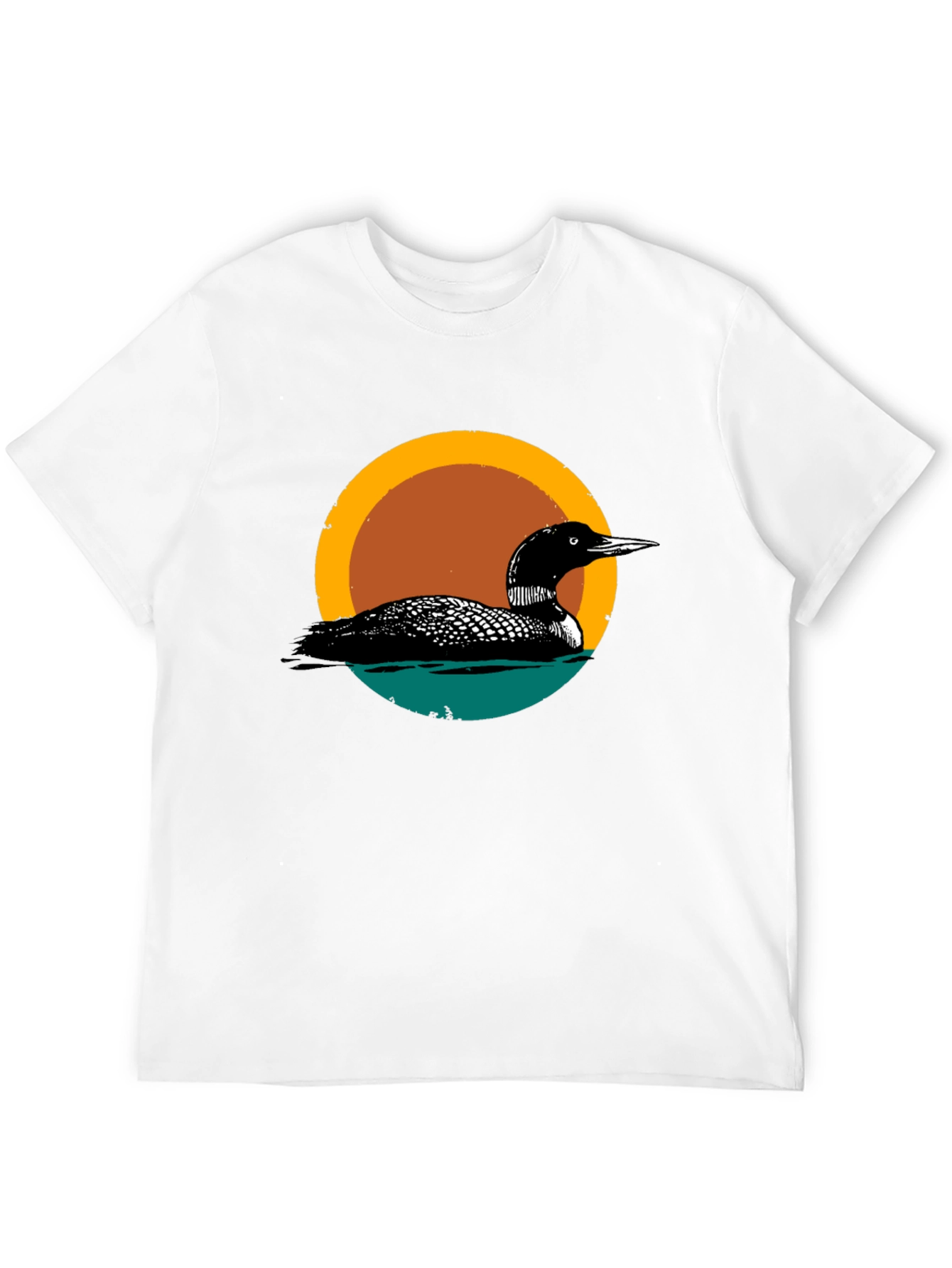 Loon Graphic Tee - Sunset Lake Design