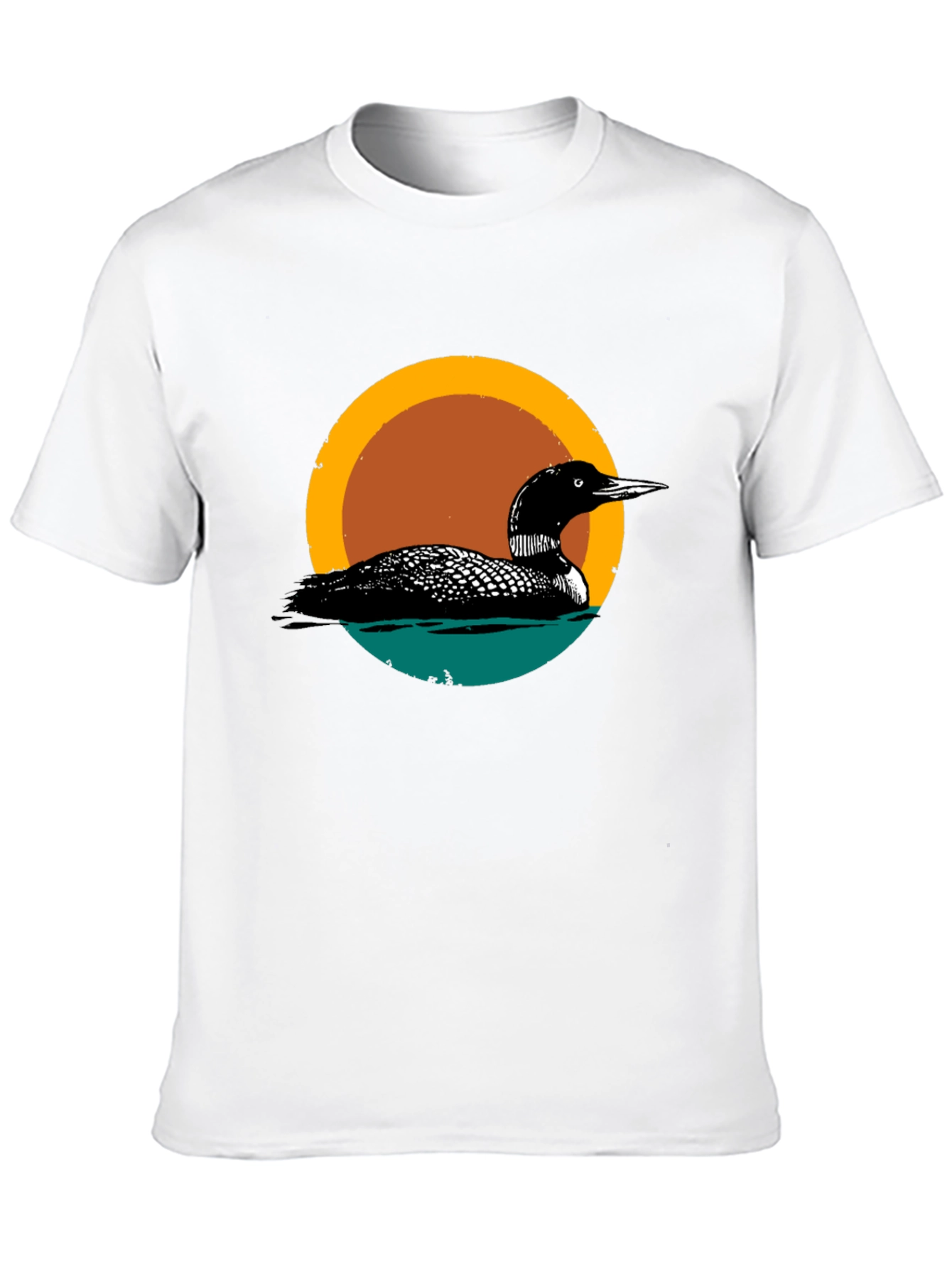 Loon Graphic Tee - Sunset Lake Design