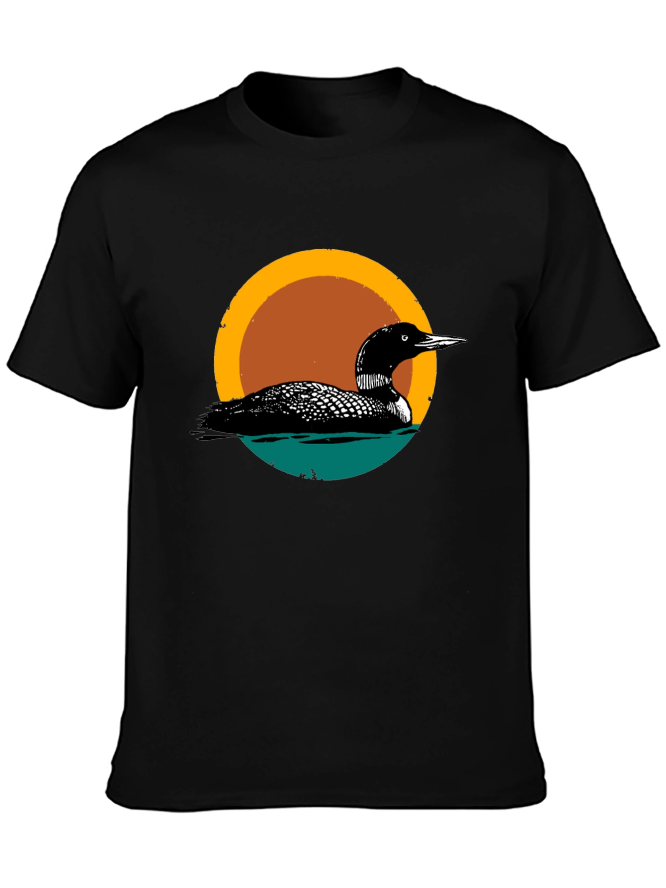 Loon Graphic Tee - Sunset Lake Design