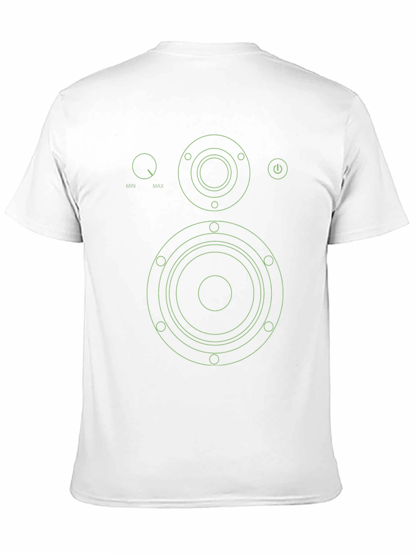 Speaker Graphic Tee - Modern Audio Lover T-Shirt