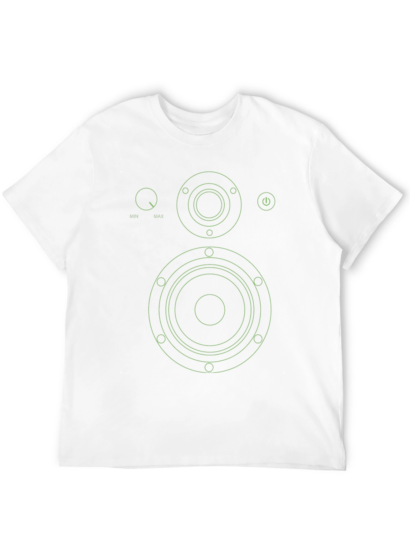 Speaker Graphic Tee - Modern Audio Lover T-Shirt