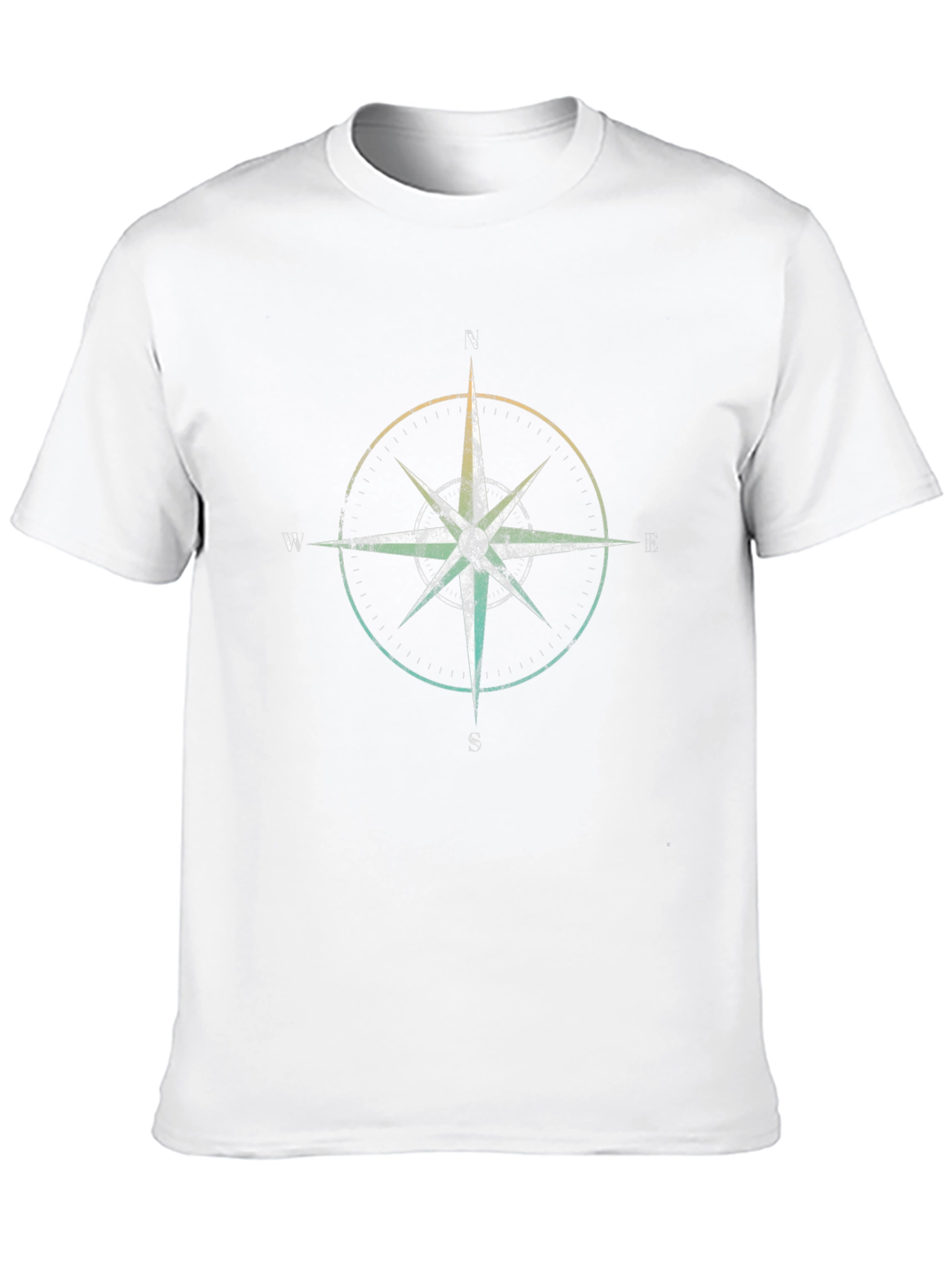 Compass Graphic Tee - Black Cotton Blend