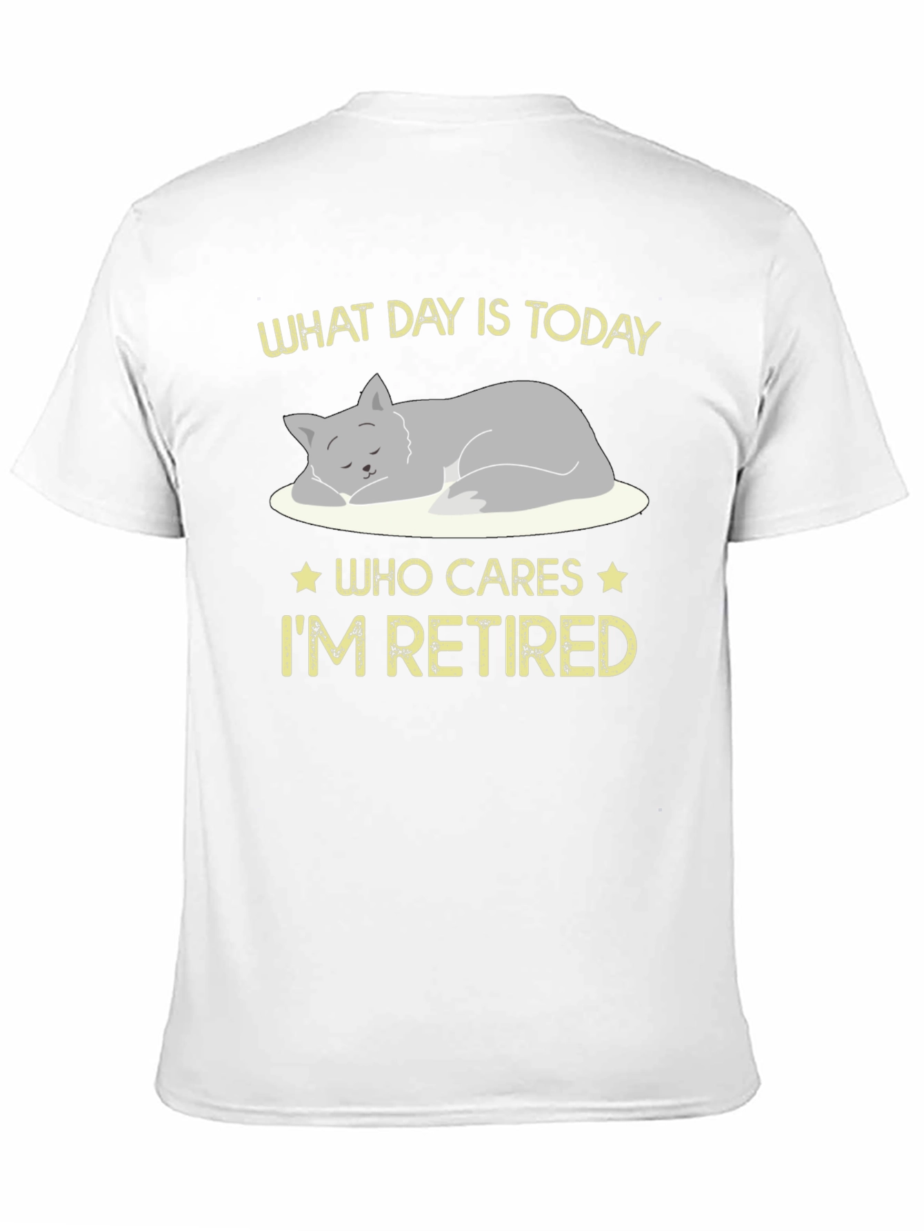 Retired Cat Graphic T-Shirt