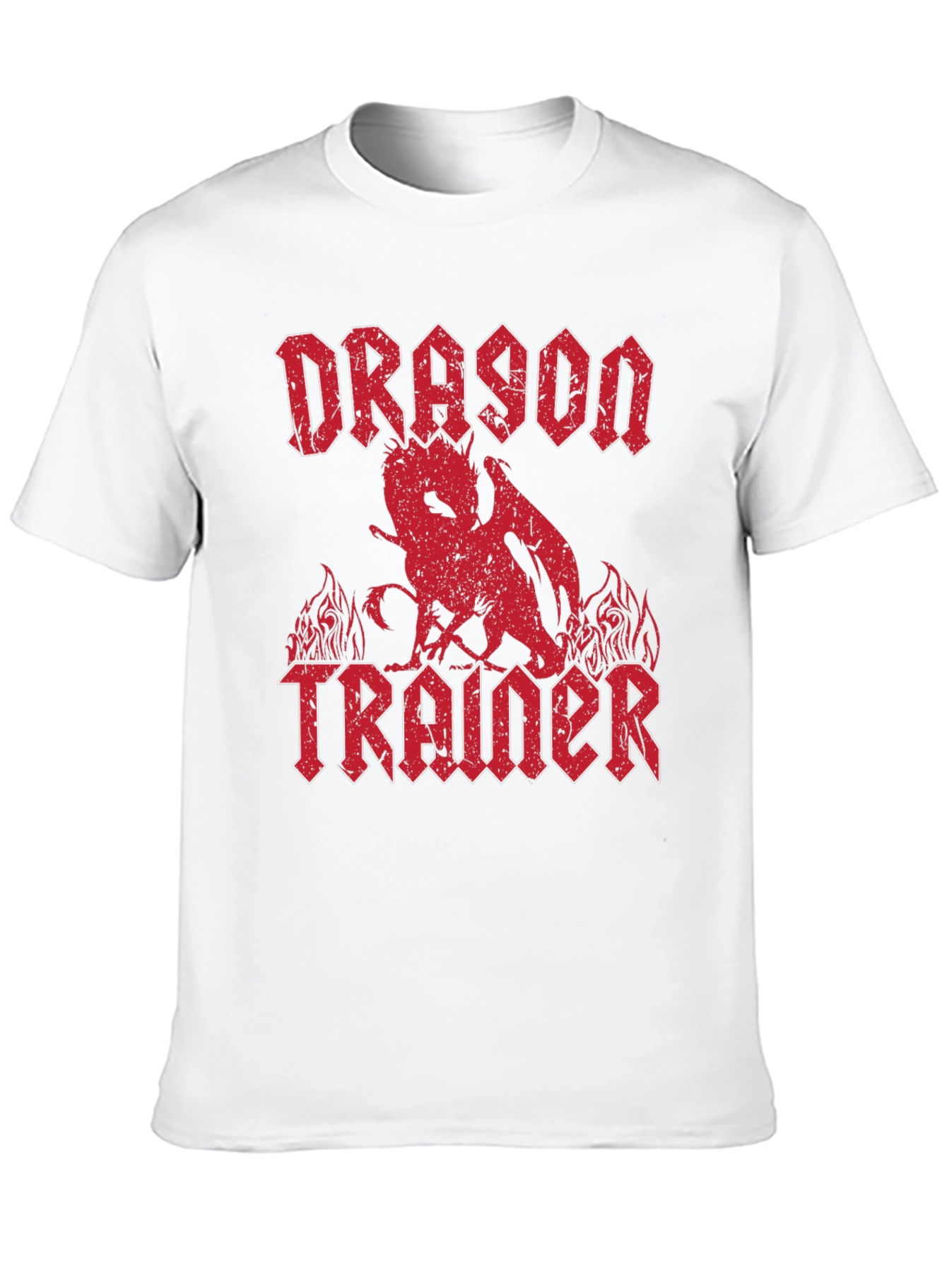 Dragon Trainer Graphic T-Shirt - Heavy Metal Style