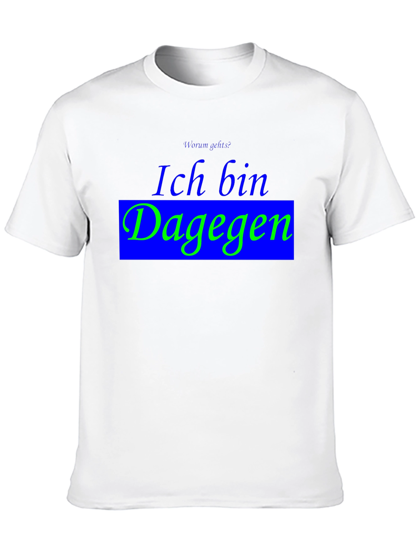 Ich Bin Dagegen Black T-Shirt