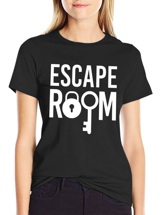 Escape Room Graphic Tee - Lock and Key Design