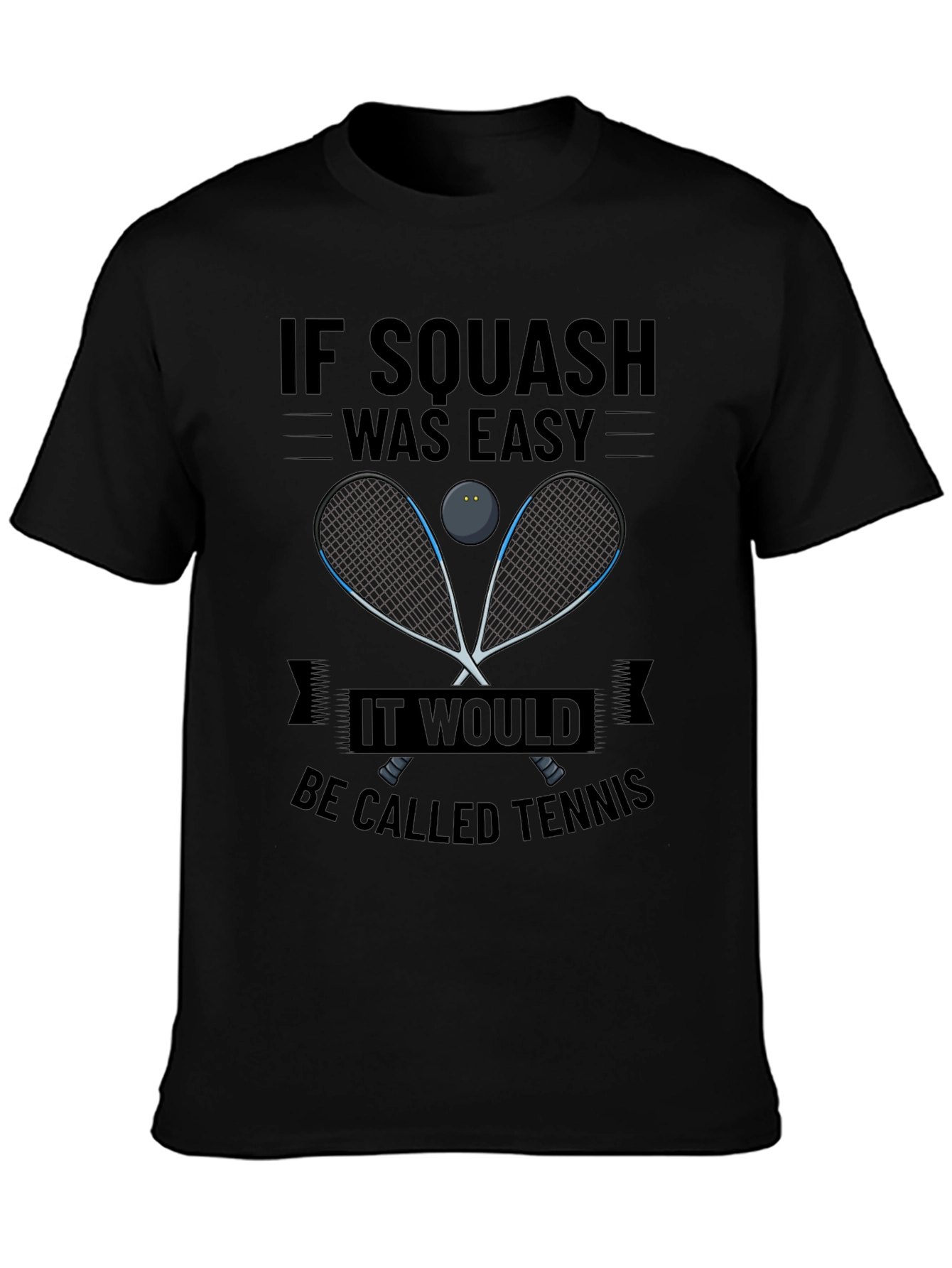 Squash vs Tennis Funny T-Shirt