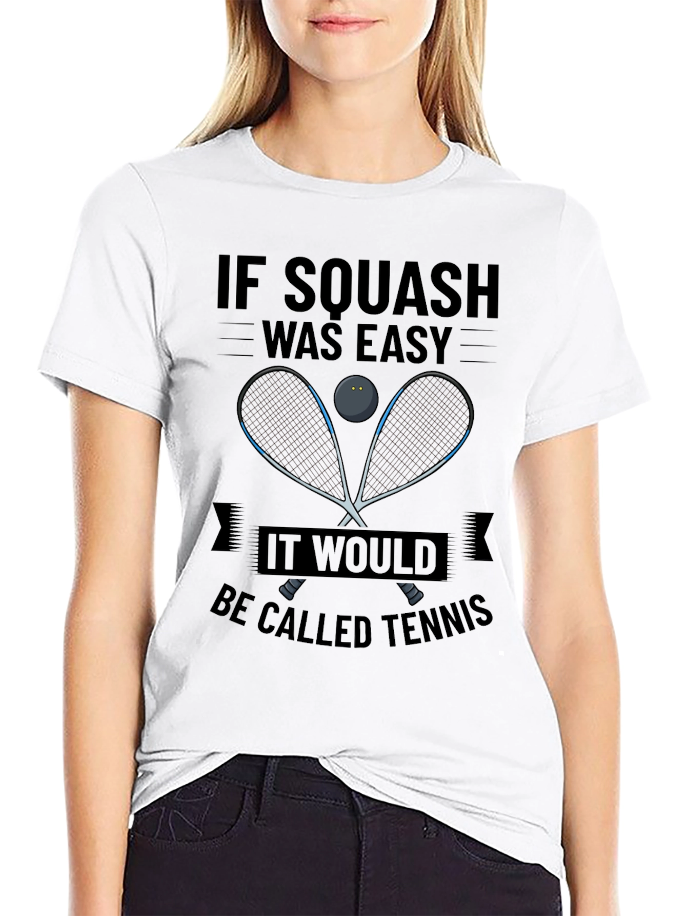 Squash vs Tennis Funny T-Shirt