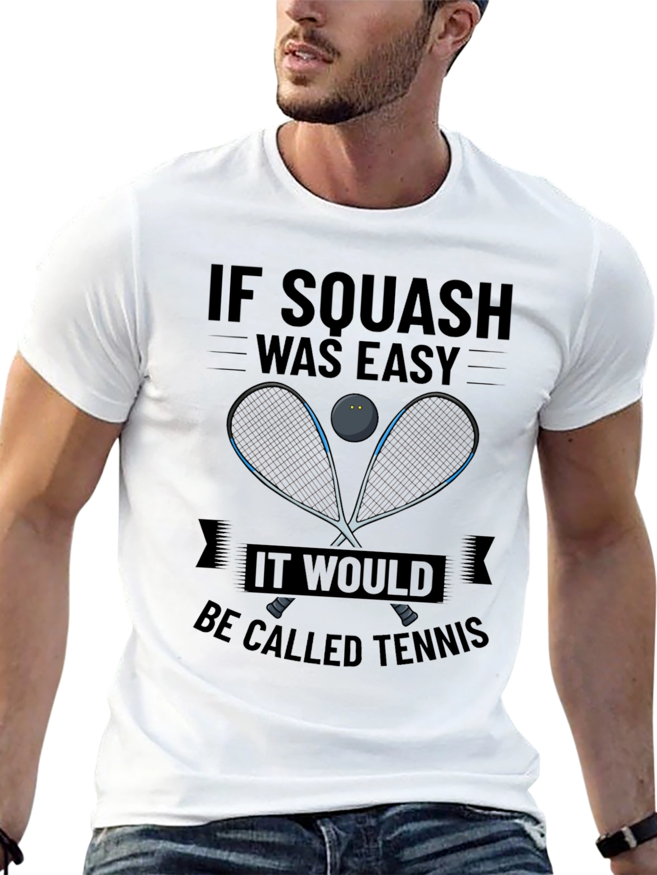 Squash vs Tennis Funny T-Shirt