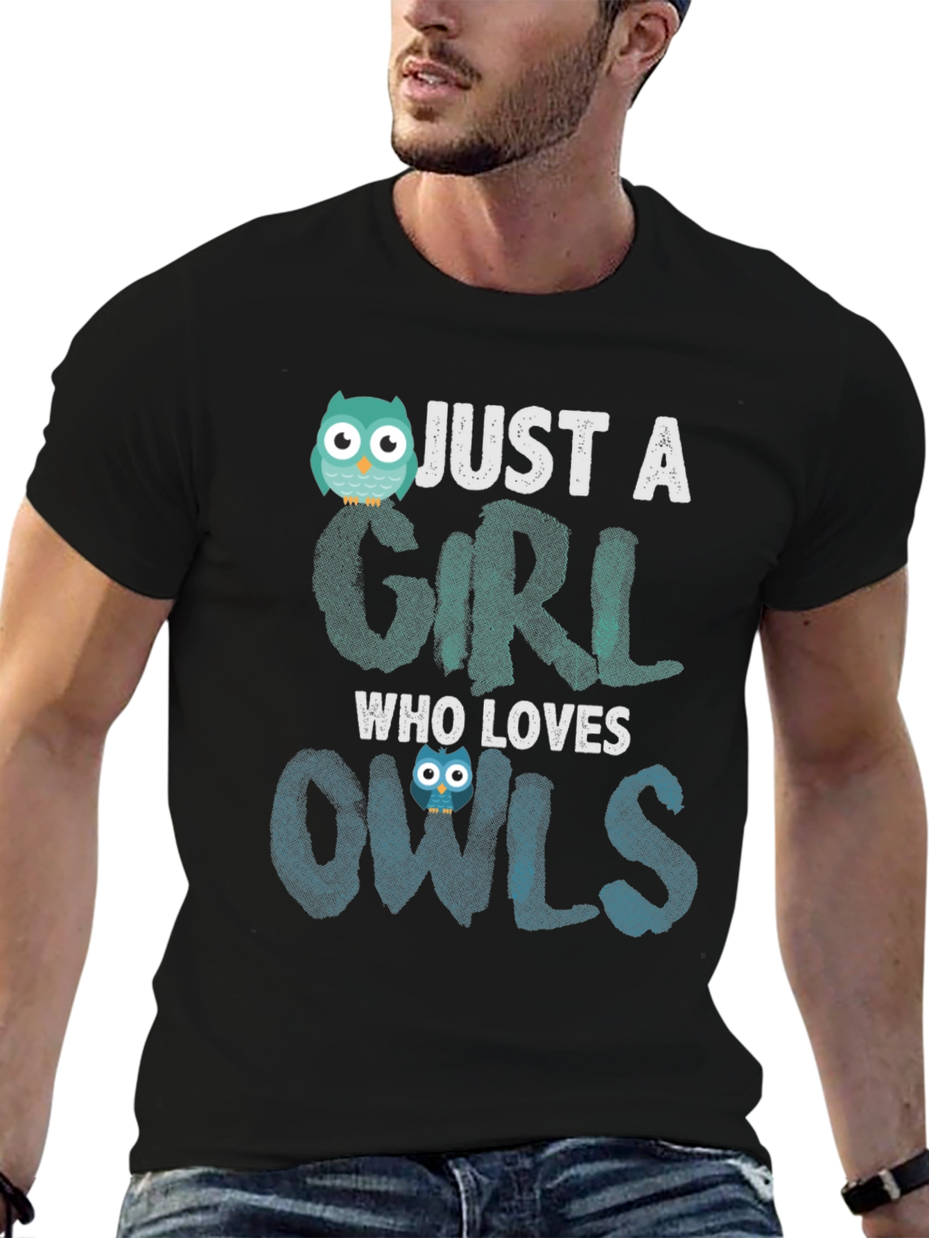 Just A Girl Who Loves Owls T-Shirt