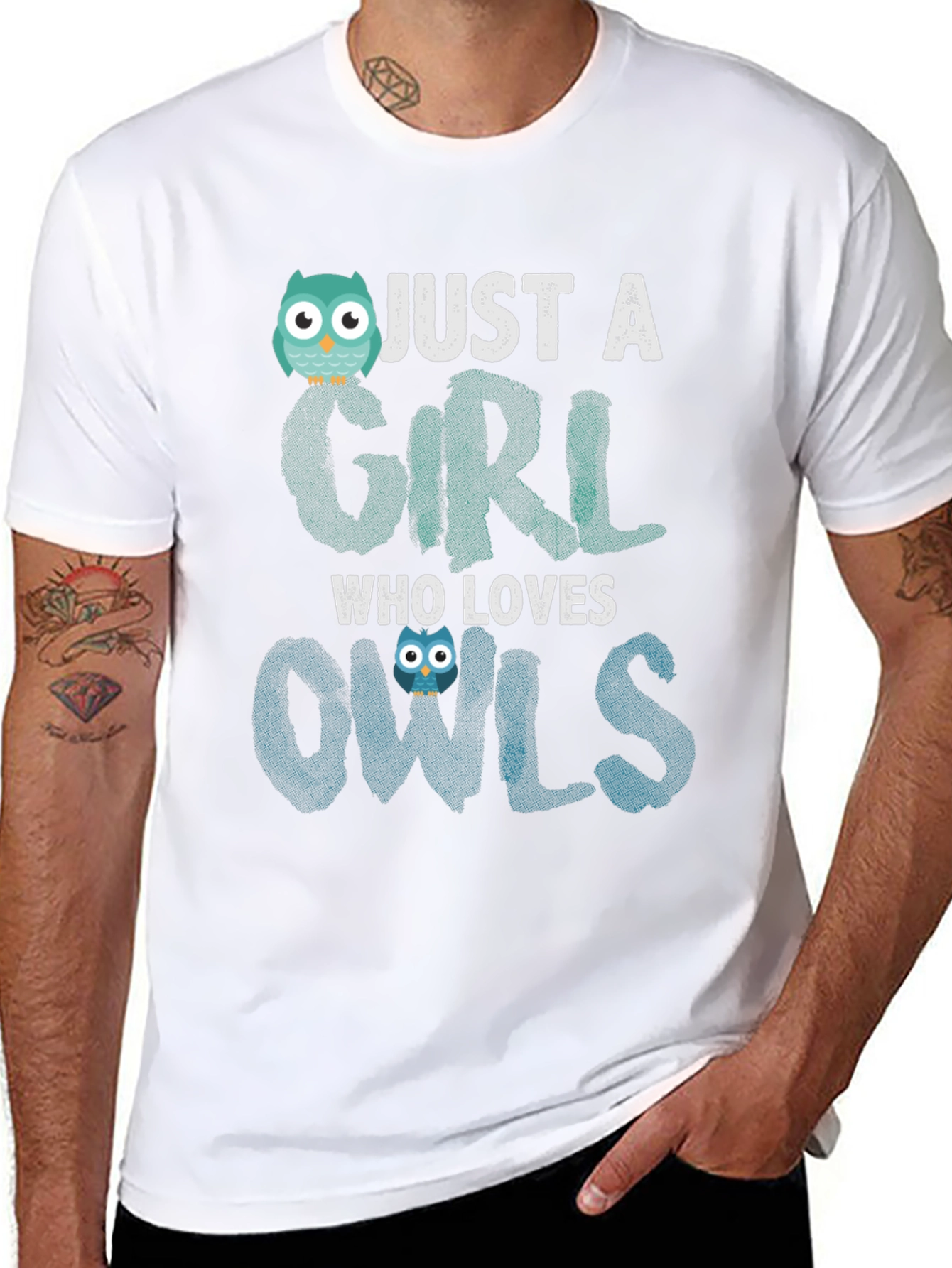 Just A Girl Who Loves Owls T-Shirt