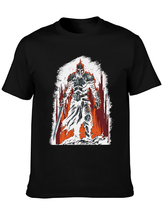 Knight Graphic T-Shirt - Medieval Warrior Tee