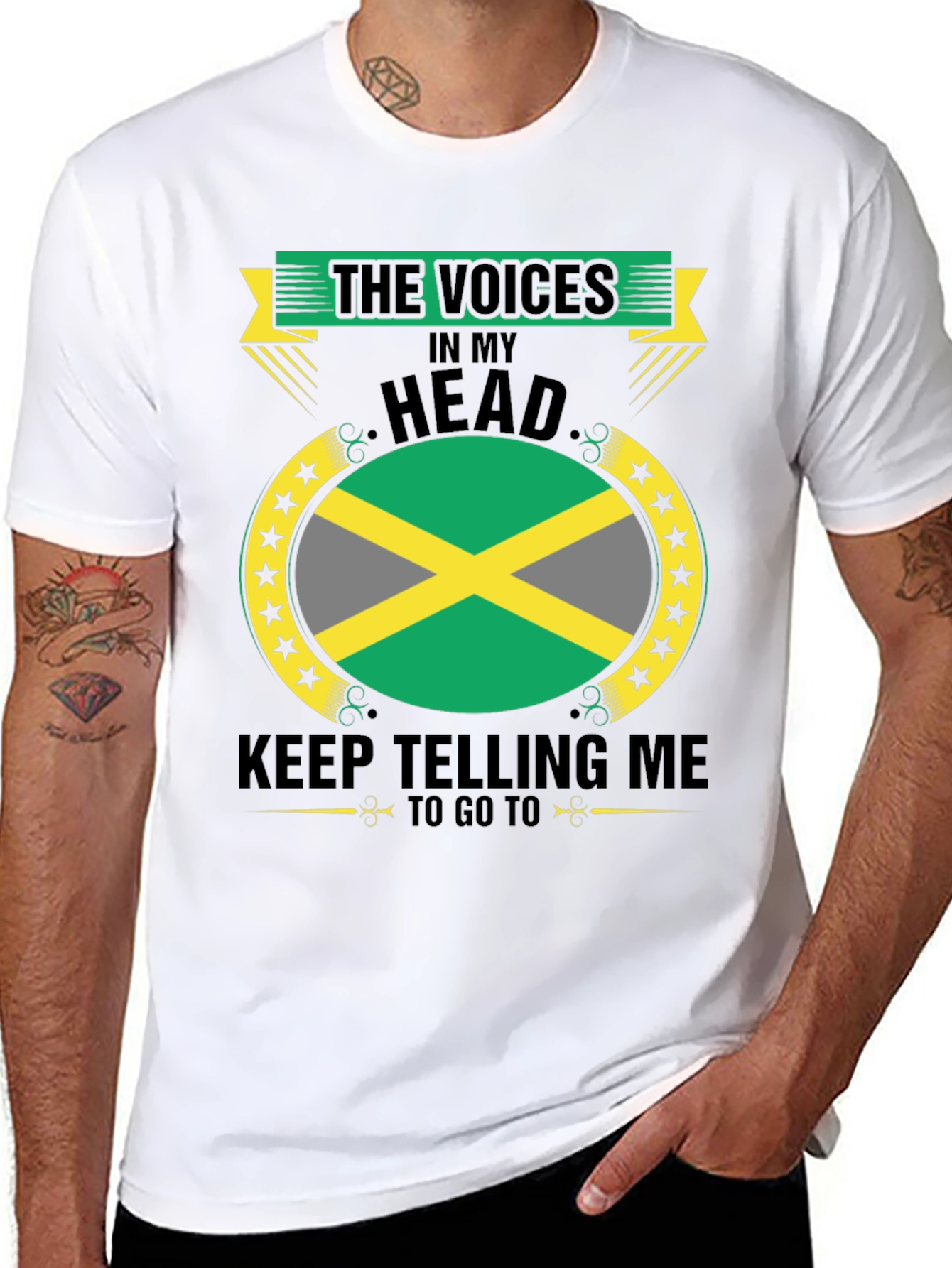 Jamaica T-Shirt Voices In My Head