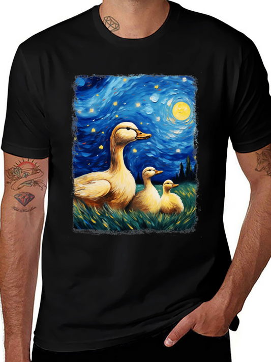 Starry Night Duck T-Shirt
