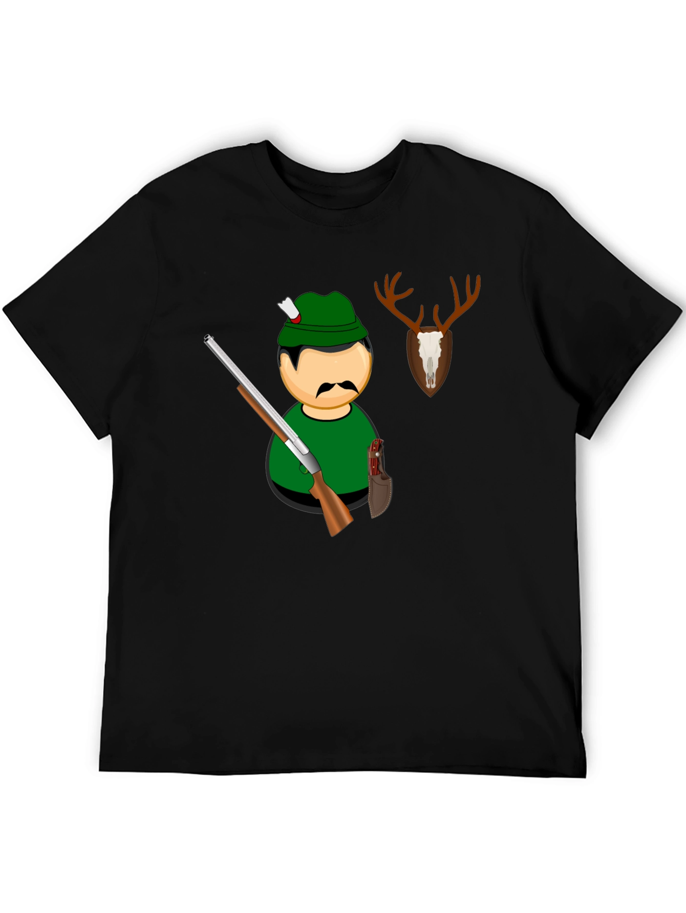 Hunter Graphic Black T-Shirt