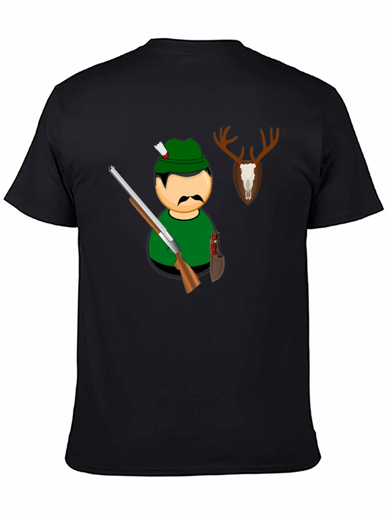Hunter Graphic Black T-Shirt