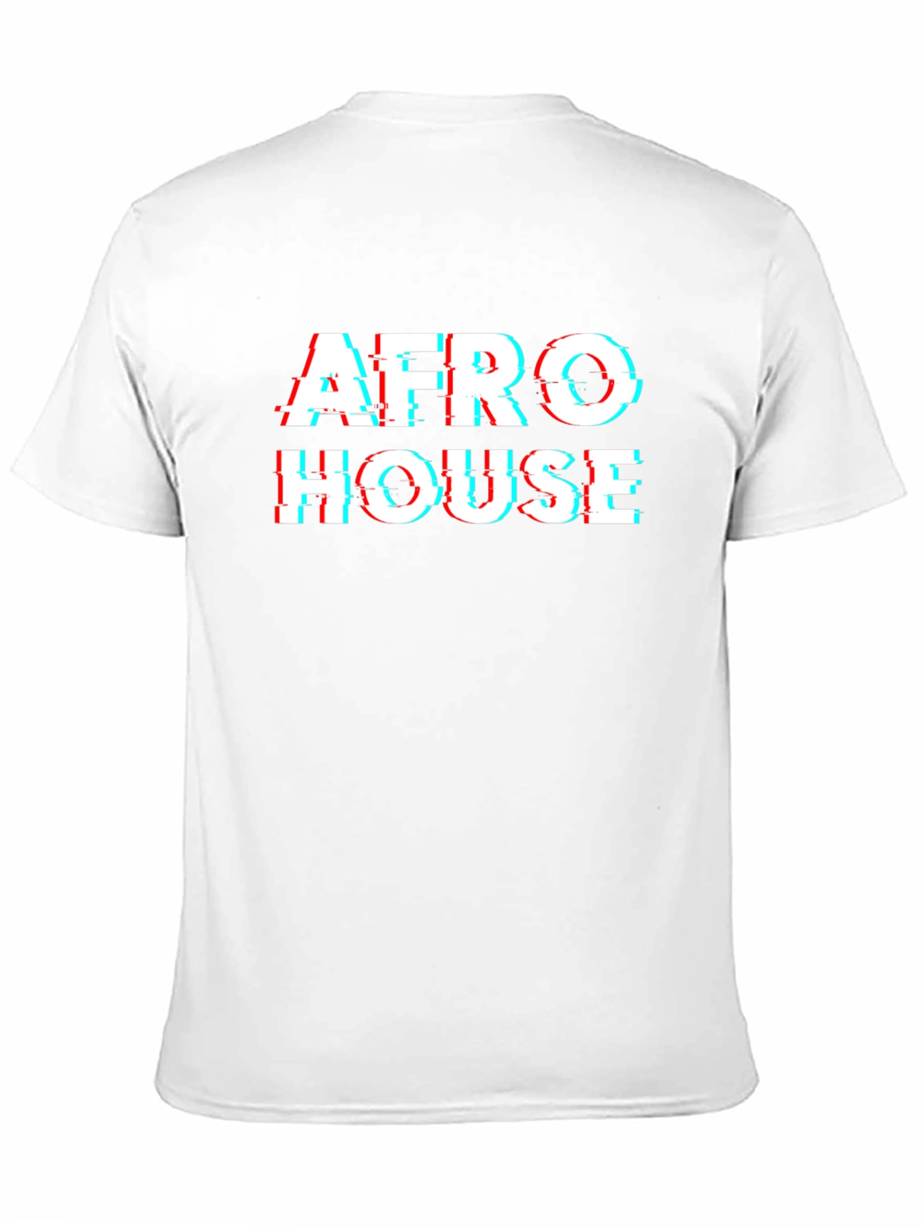 Afro House Glitch Black T-Shirt