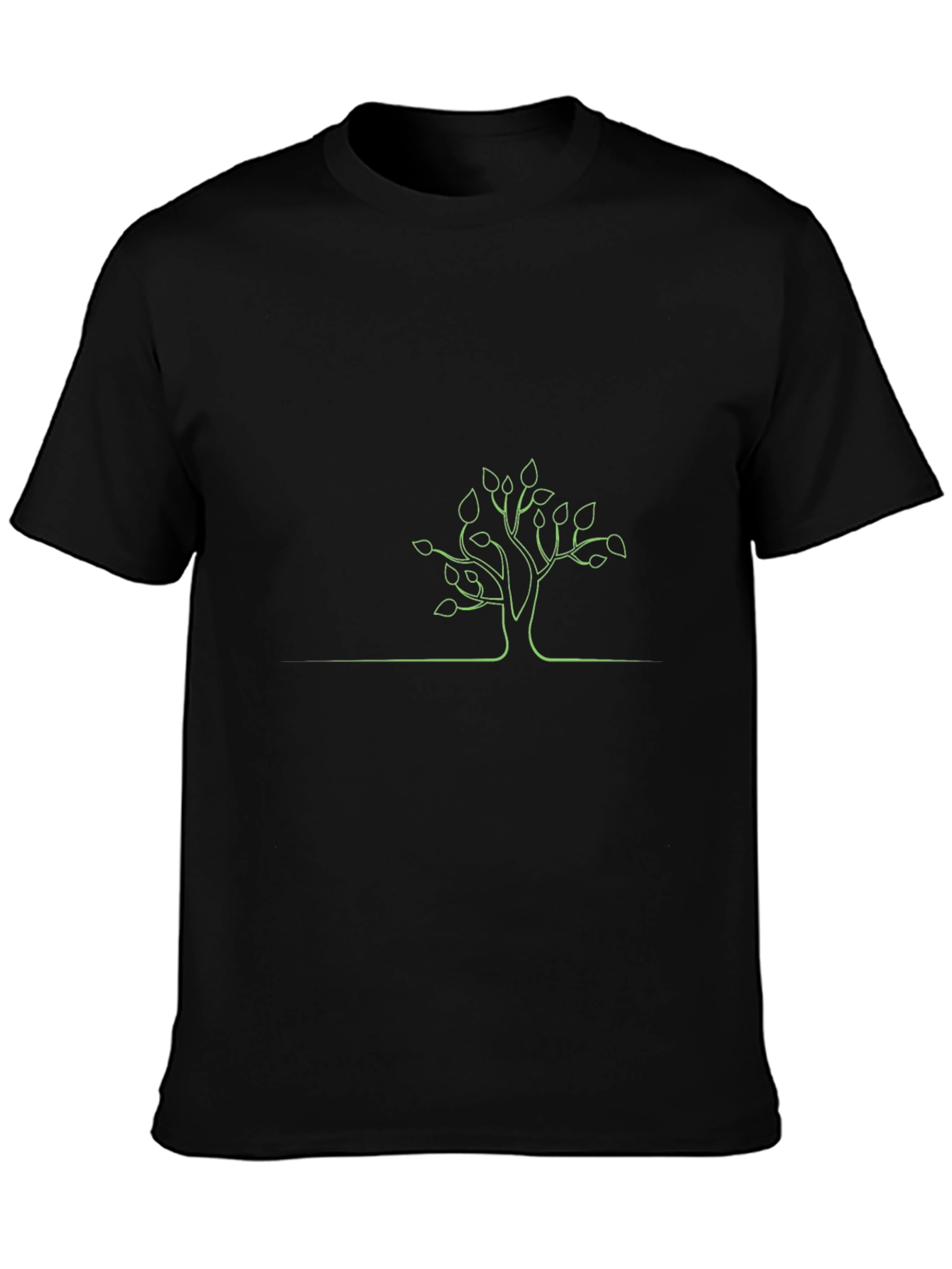 Minimalist Tree Graphic T-Shirt