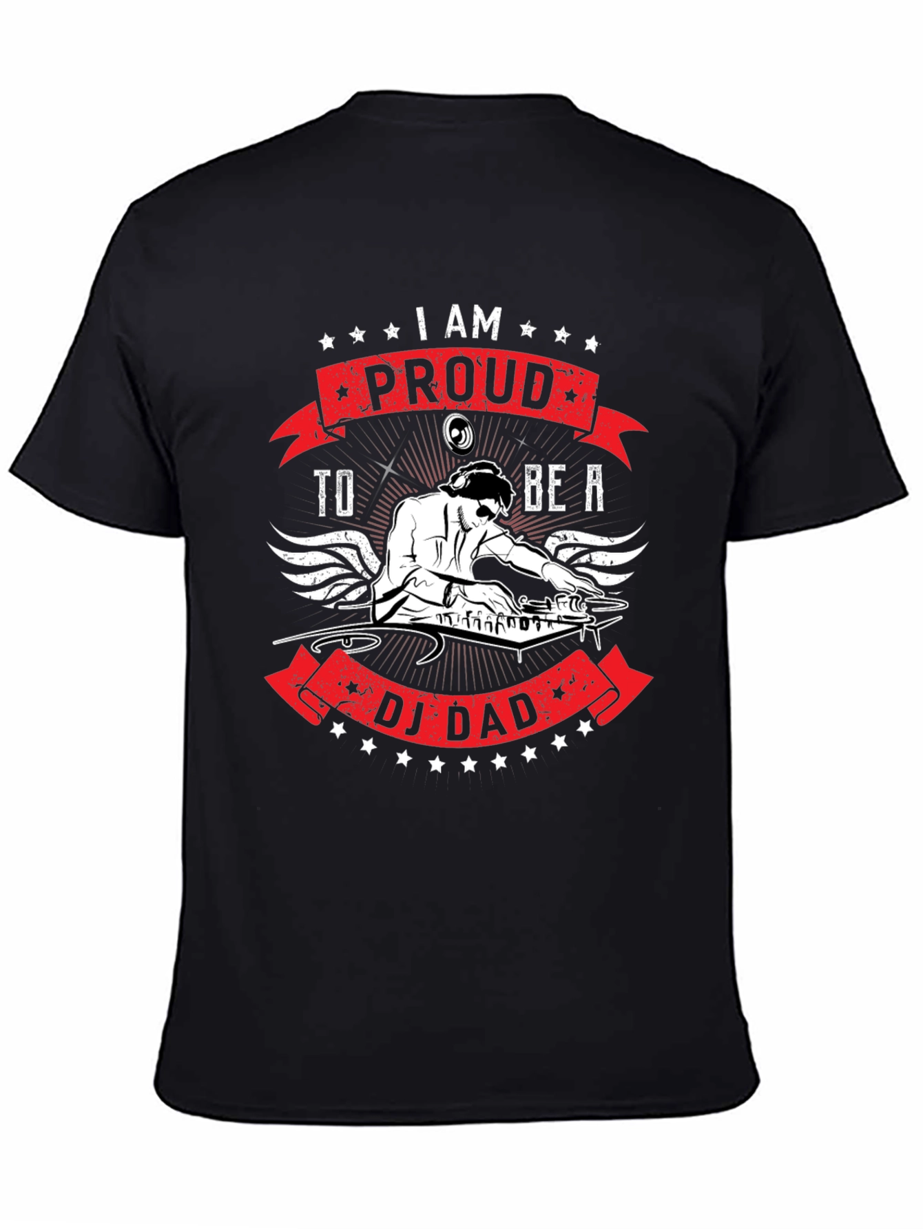 Proud DJ Dad Graphic T-Shirt