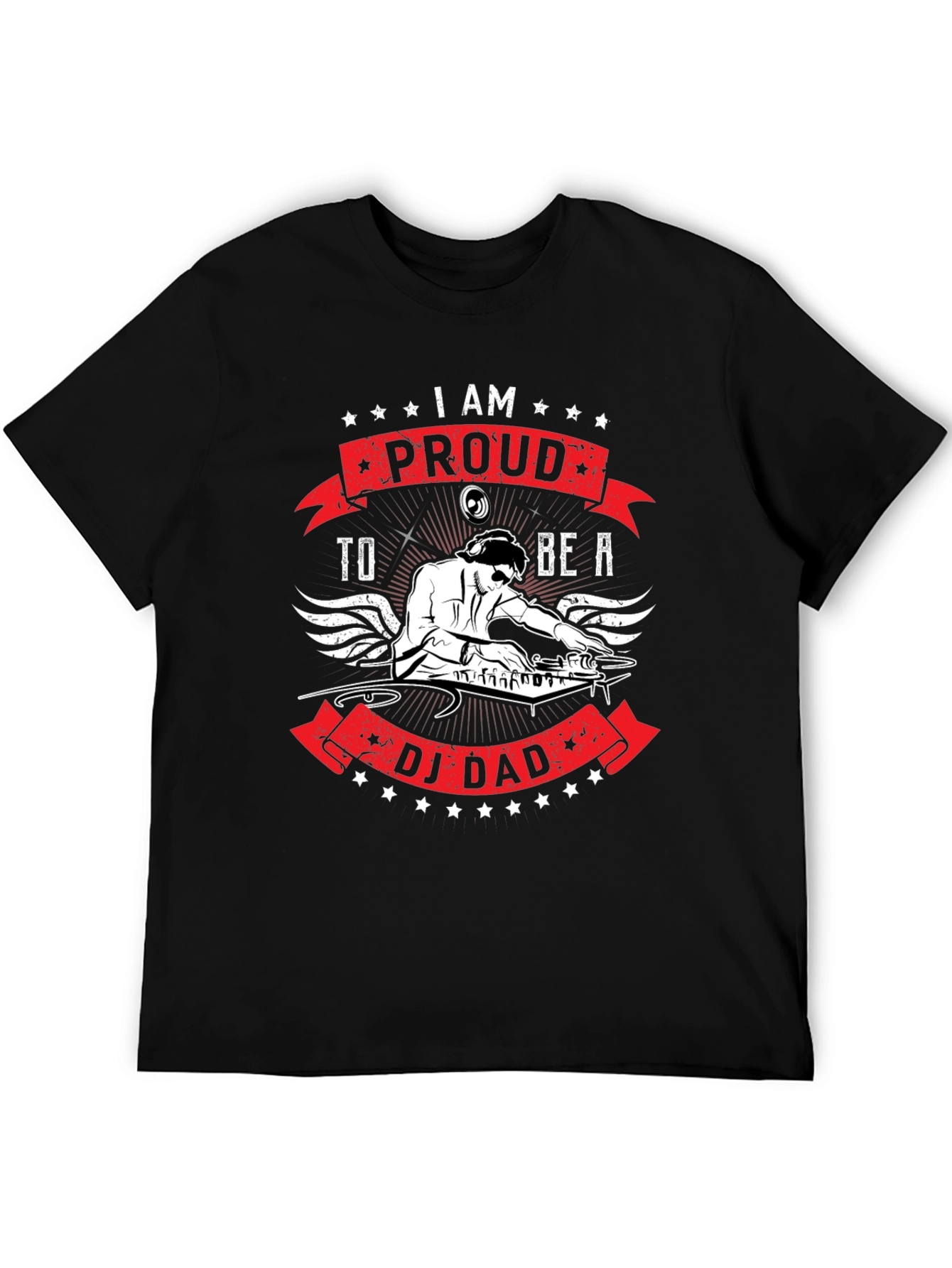 Proud DJ Dad Graphic T-Shirt