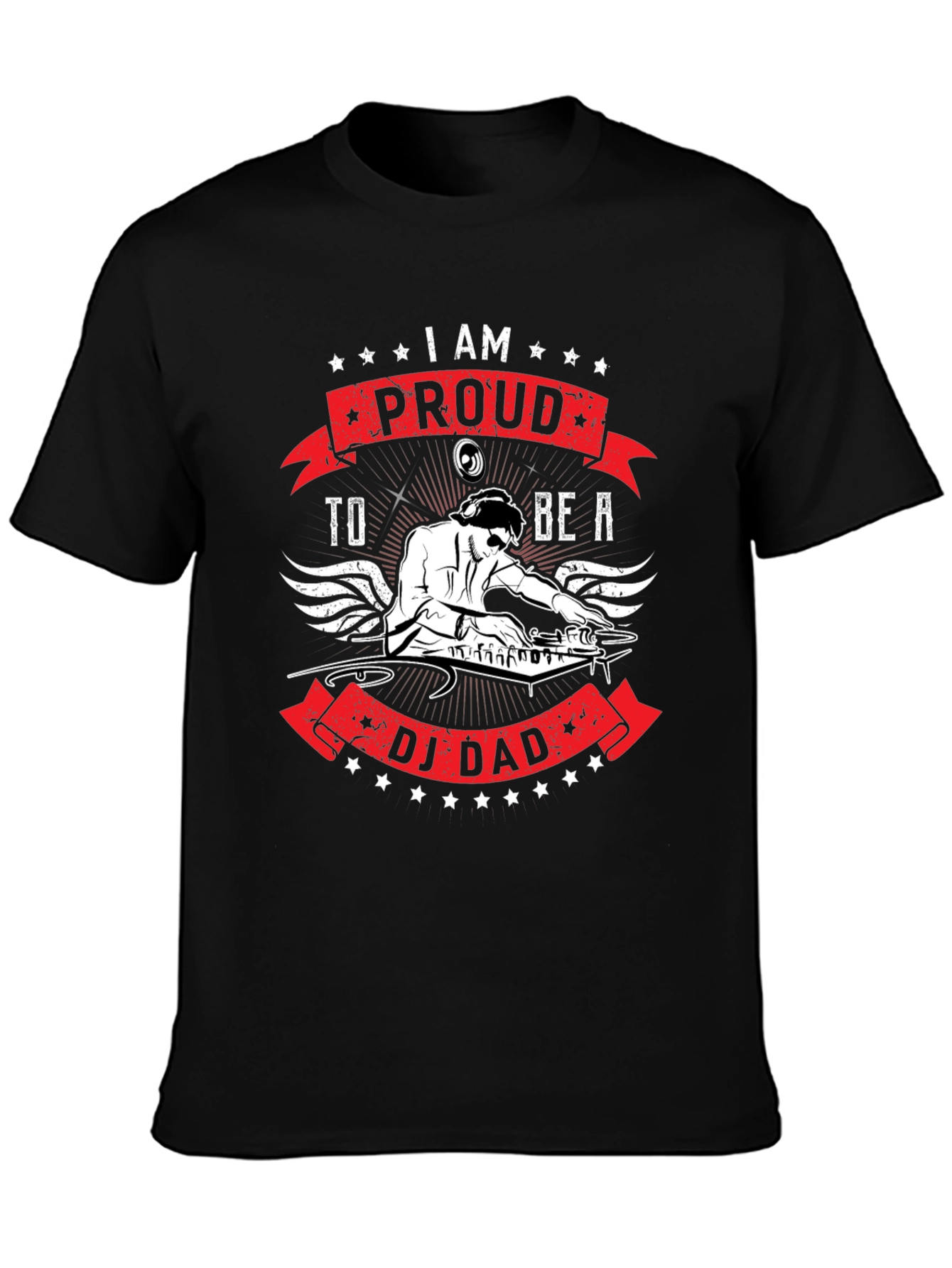 Proud DJ Dad Graphic T-Shirt
