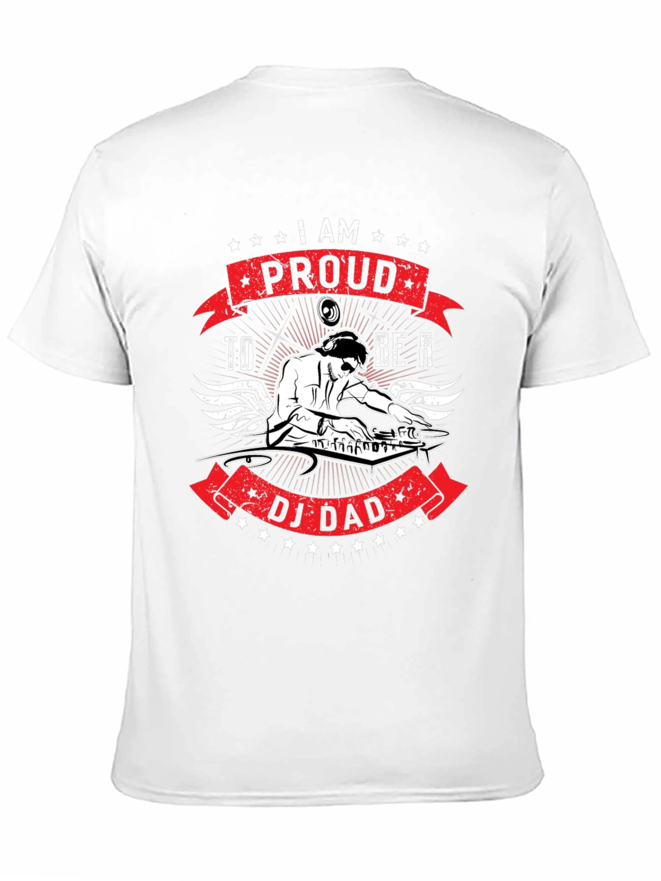 Proud DJ Dad Graphic T-Shirt