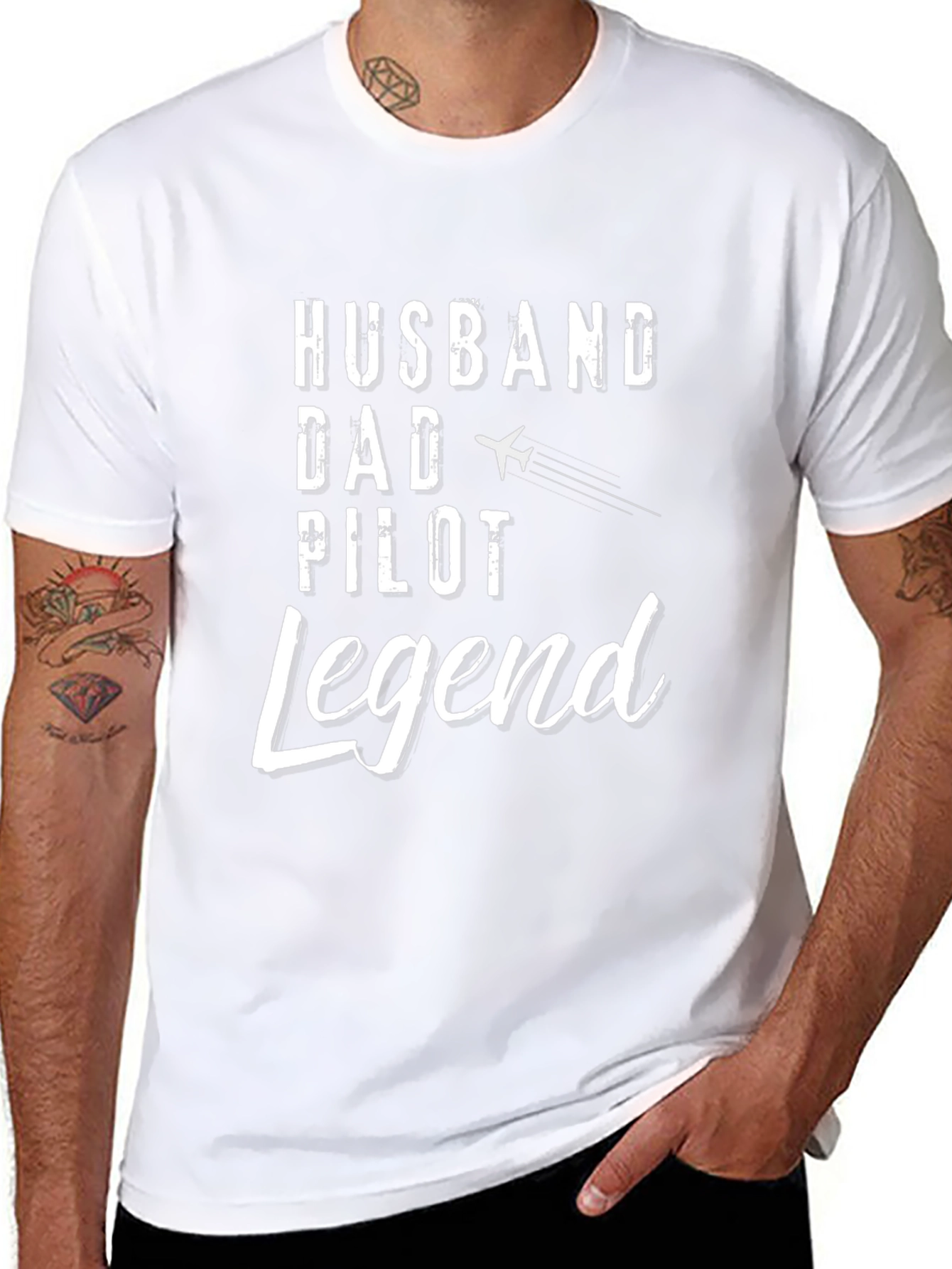 Husband Dad Pilot Legend T-Shirt