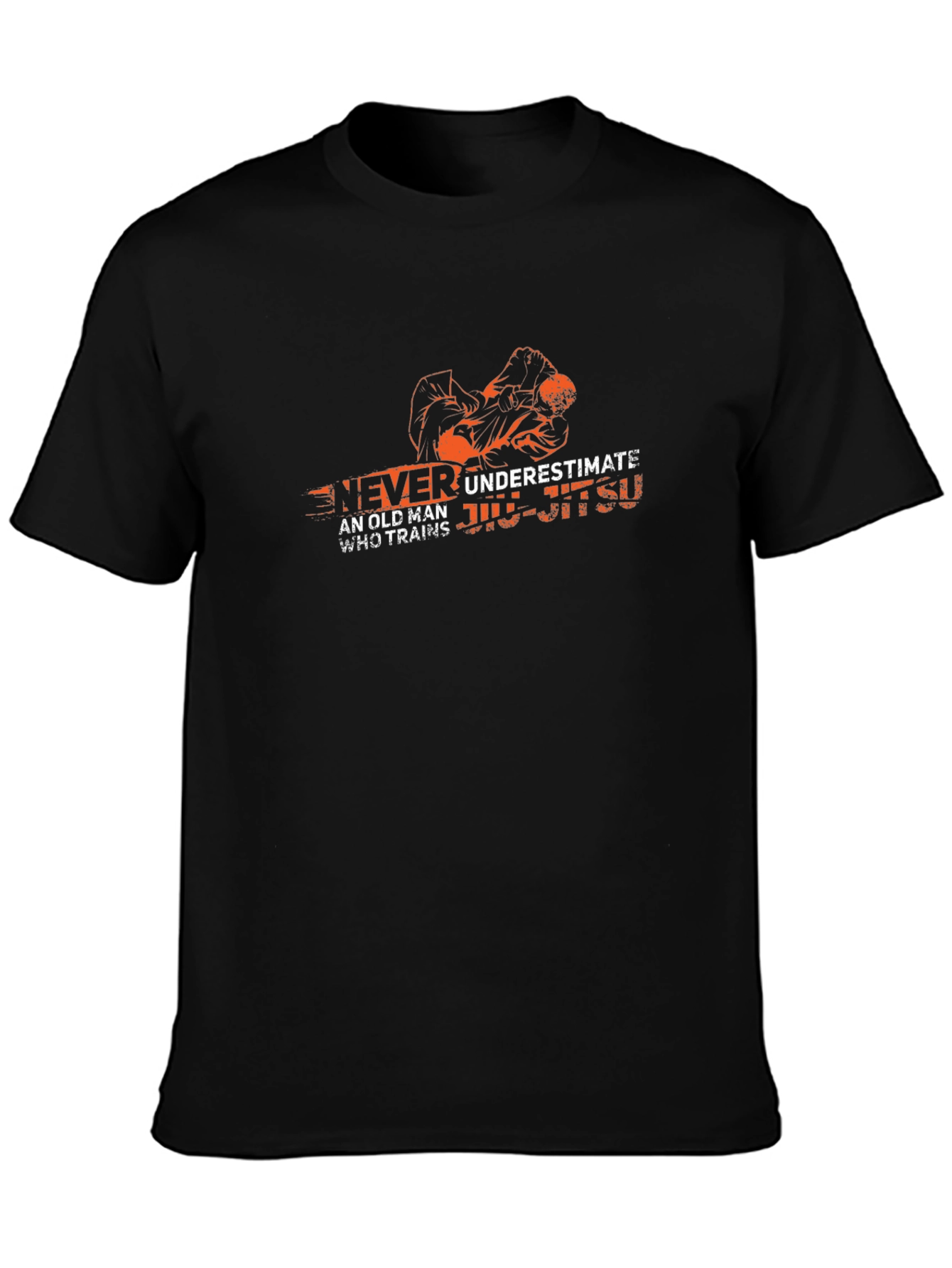 Never Underestimate Jiu-Jitsu Old Man T-Shirt