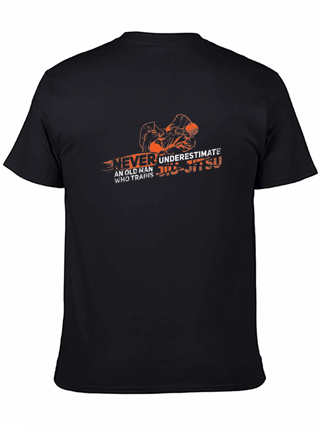 Never Underestimate Jiu-Jitsu Old Man T-Shirt