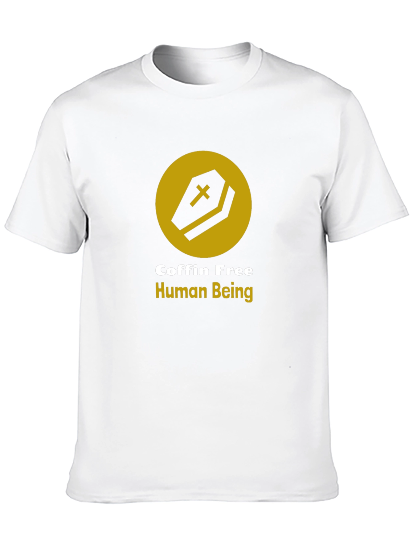 Coffin Free Human Being Graphic Tee