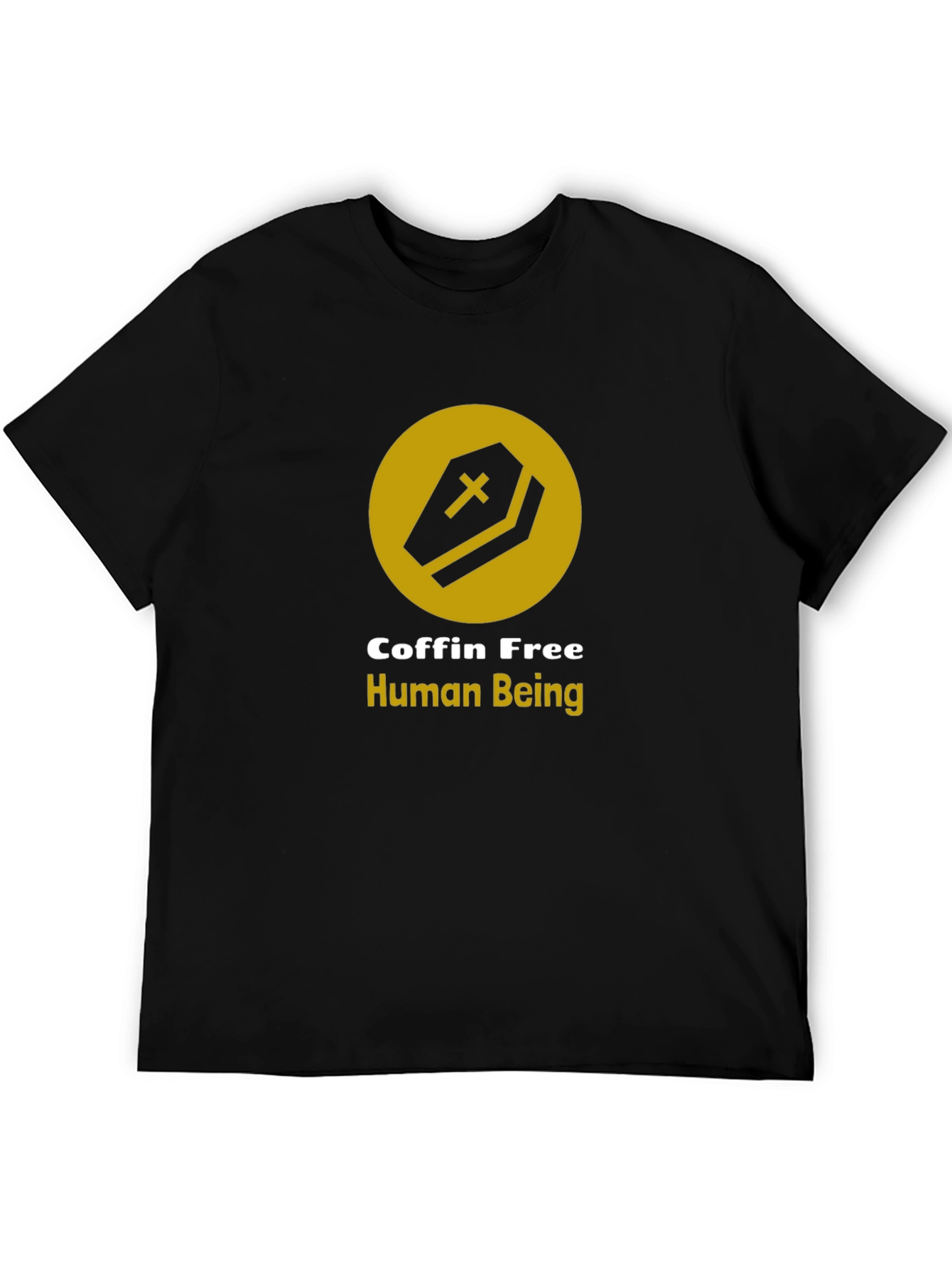 Coffin Free Human Being Graphic Tee