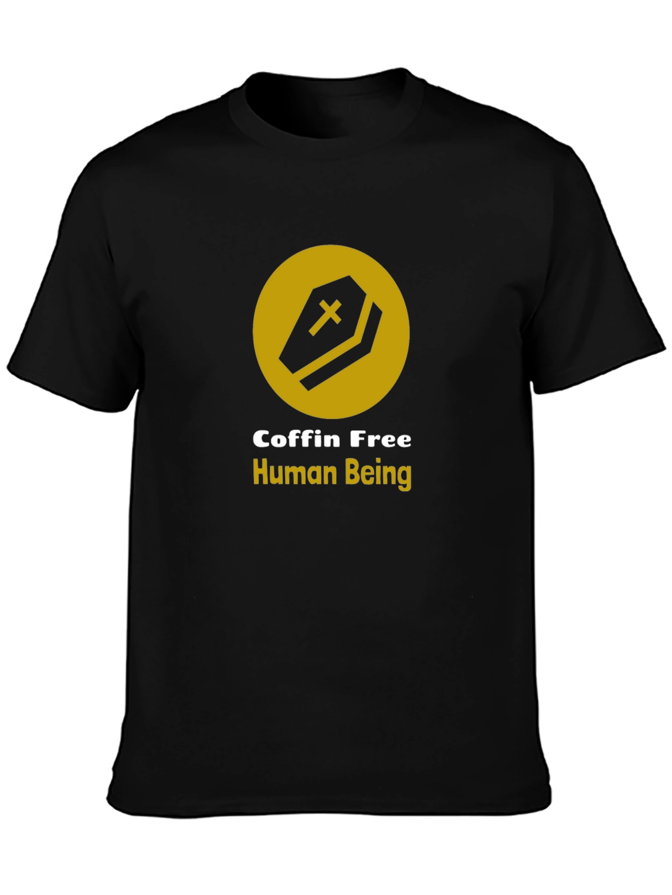 Coffin Free Human Being Graphic Tee