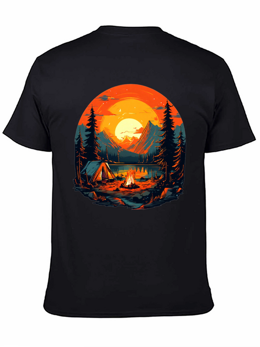 Camping Adventure Graphic T-Shirt - Nature Lover Tee