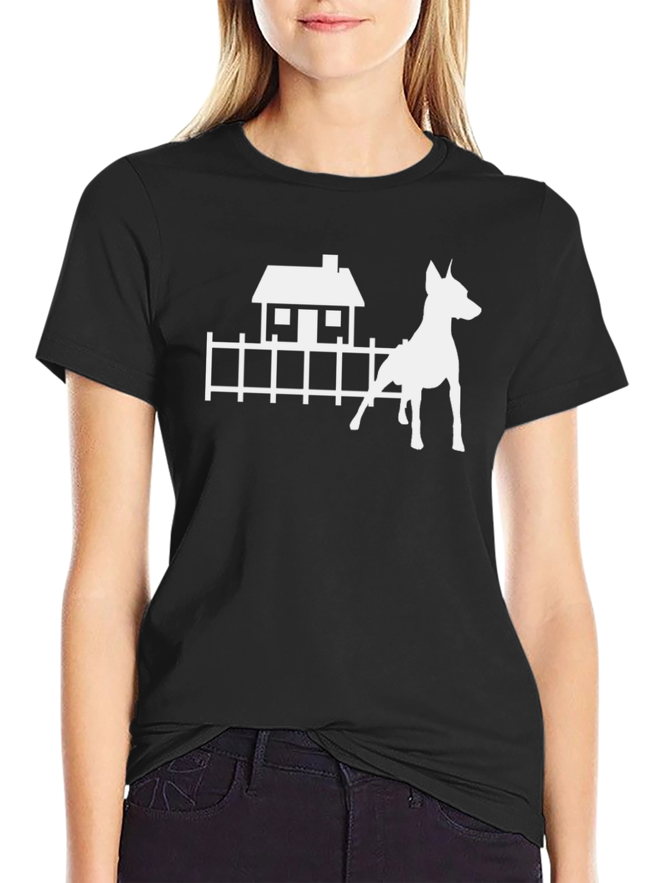 Dog House Graphic Tee - Mens Black T-Shirt