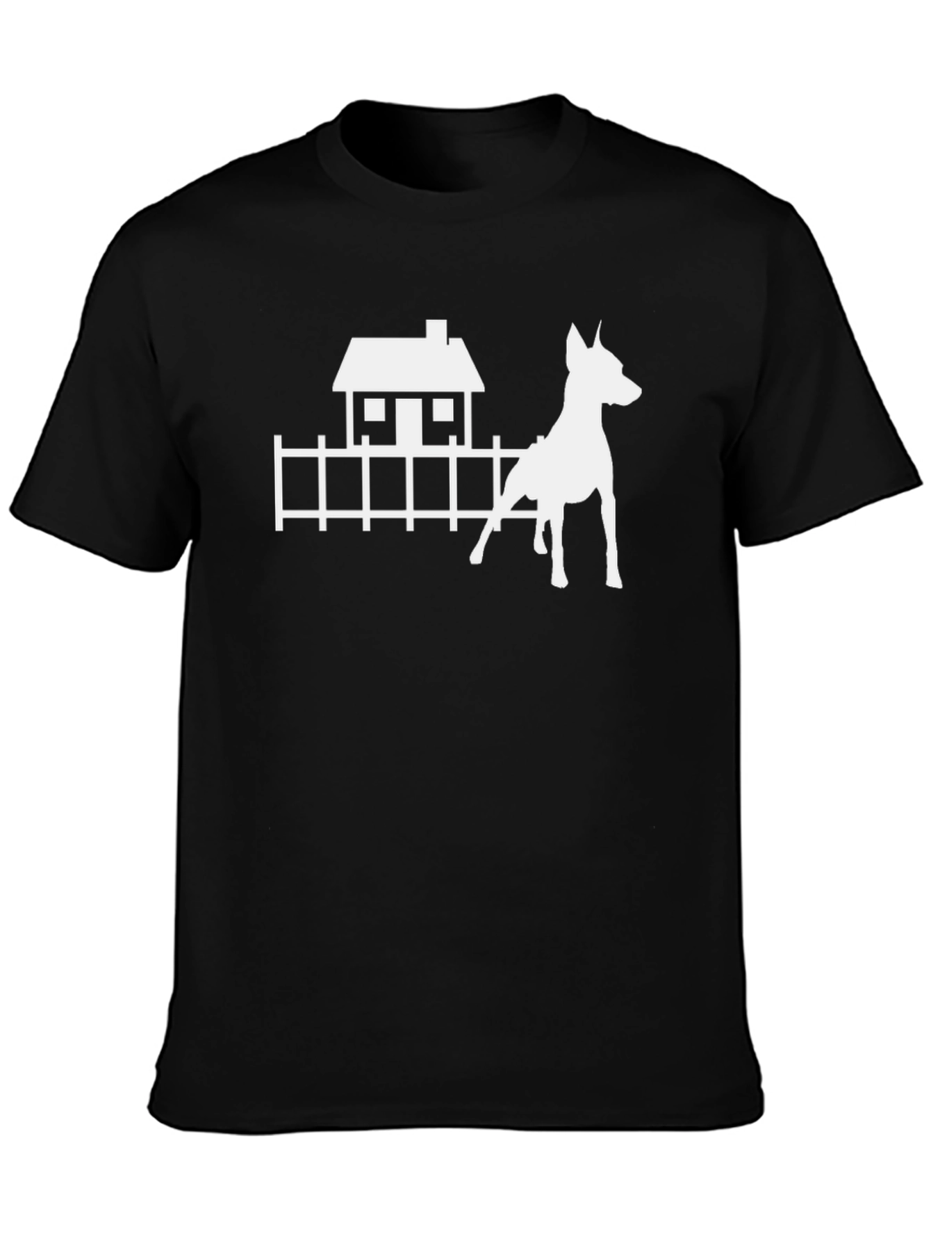 Dog House Graphic Tee - Mens Black T-Shirt
