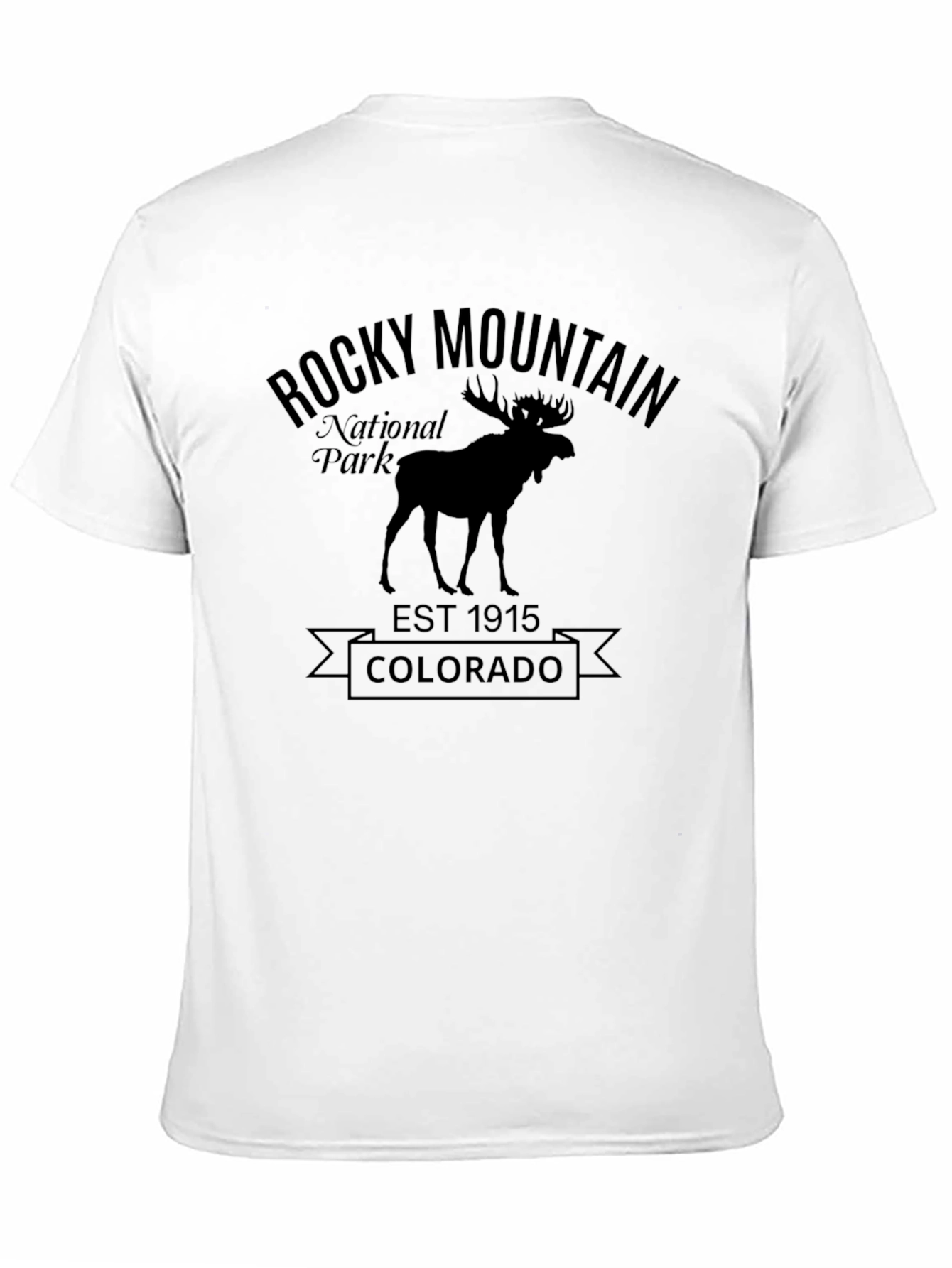 Rocky Mountain National Park Black T-Shirt
