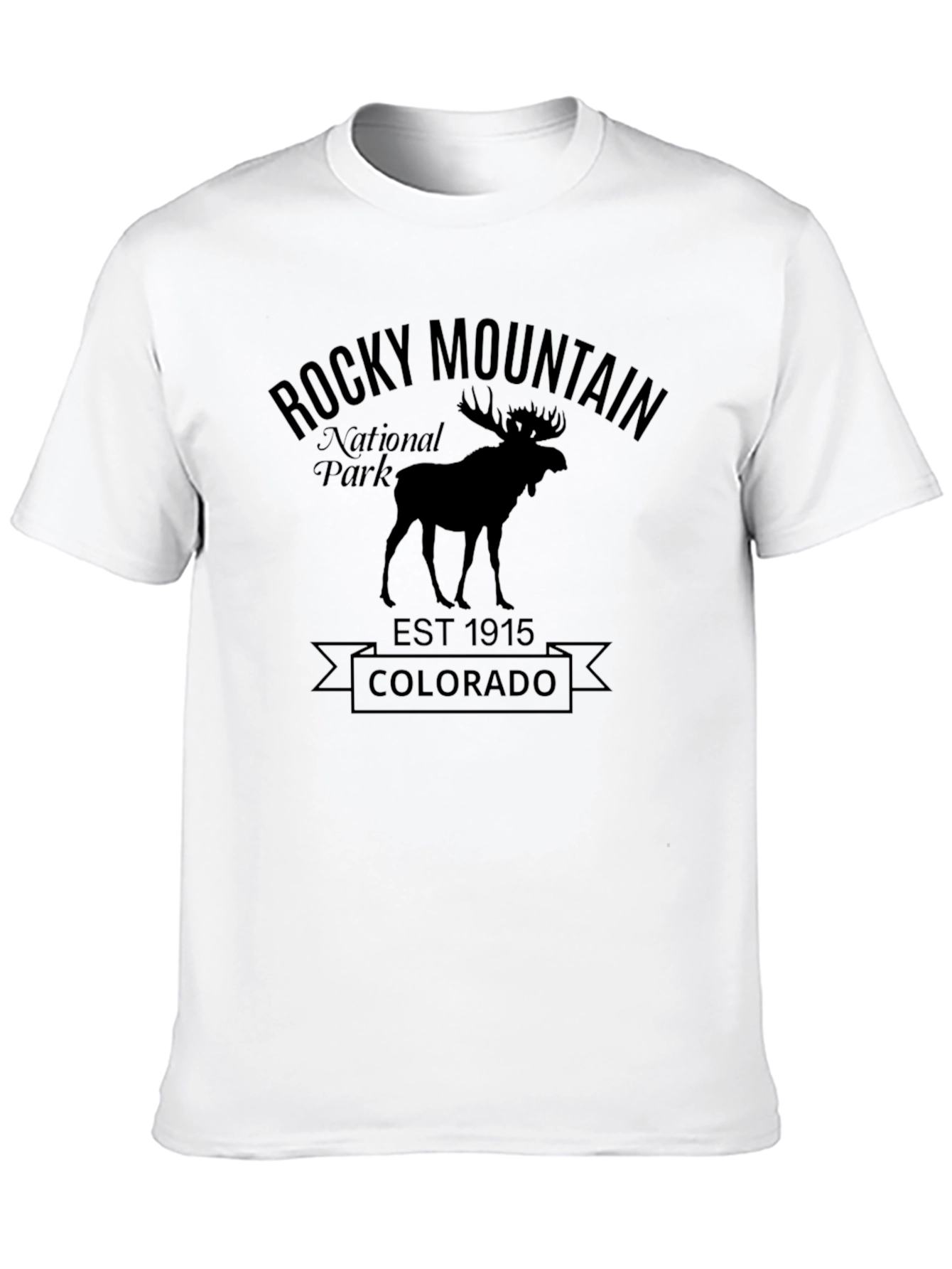 Rocky Mountain National Park Black T-Shirt