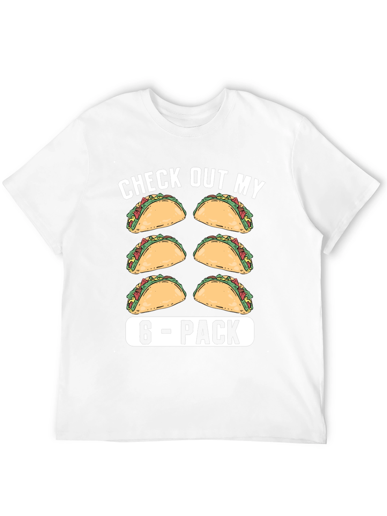 Taco 6-Pack Funny Graphic T-Shirt